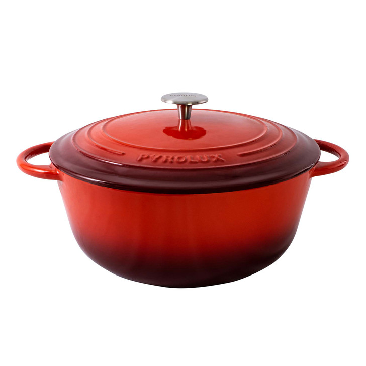 PYROCHEF 24cm/4L Round French Oven Chilli Red