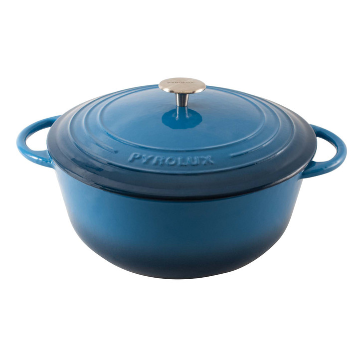 PYROCHEF 26cm/5L Round French Oven Ocean Blue