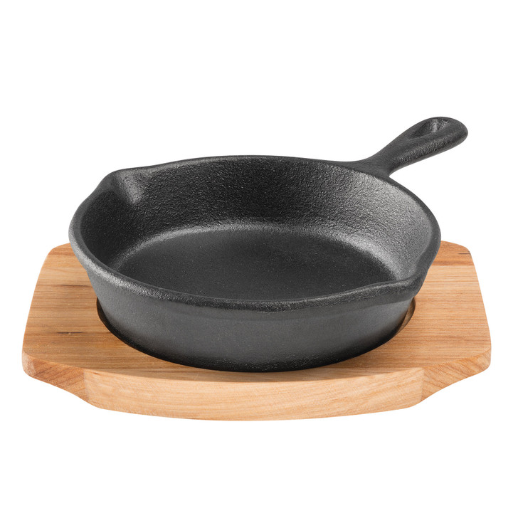 PYROCAST 10cm Skillet With Maple Tray