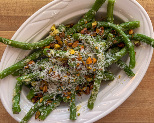 Seasonal Side Bundle: Green Beans with Pistachios and Parmesan