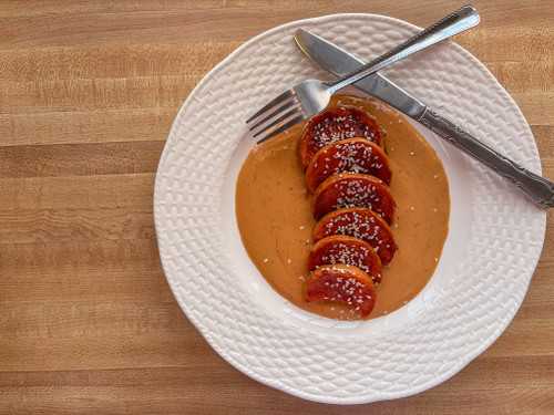 Seasonal Side Bundle: Sticky Roasted Butternut Squash and Peanut Sauce