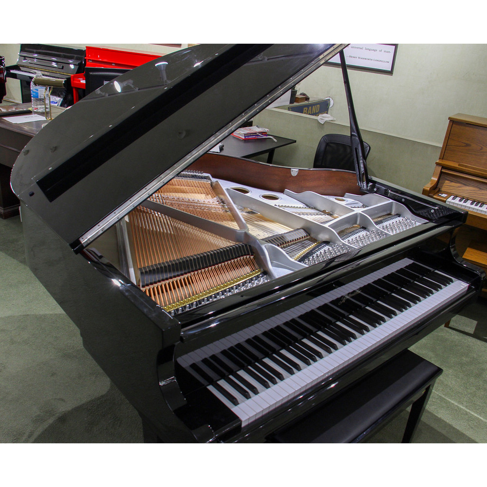 Ritmuller Ritmuller Performance Series R8 Grand Piano - Silver Polish - Polished Ebony