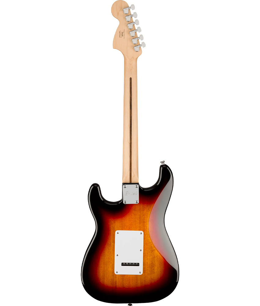 Squier Affinity Series Stratocaster, Laurel FB, 3-Color Sunburst Bundle w/ Gig Bag and Amp
