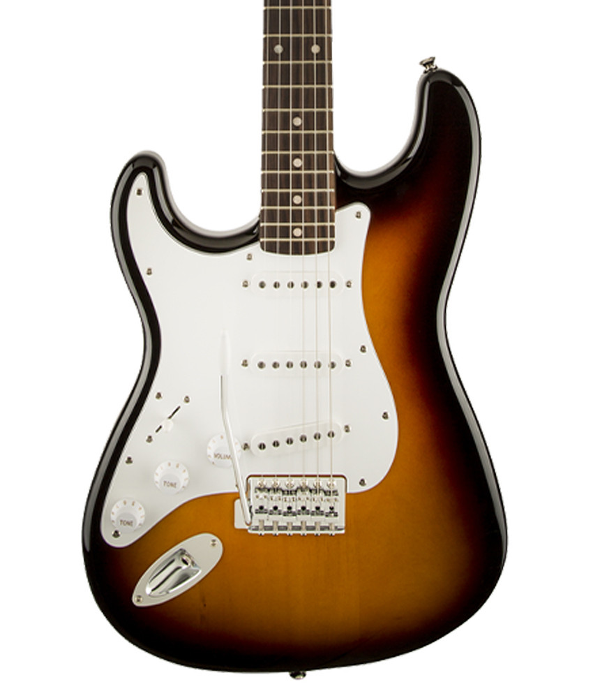 Squier Pre-Owned Squier Affinity Series Stratocaster, Left-Handed, Brown Sunburst