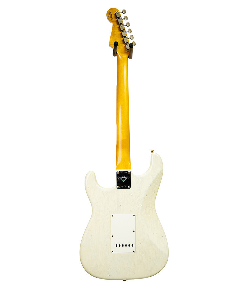 Fender 64 Strat Journeyman Relic Electric Guitar, Rosewood Fingerboard, Aged Olympic White