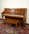 Schuemann Schumann Upright Piano or Satin Walnut