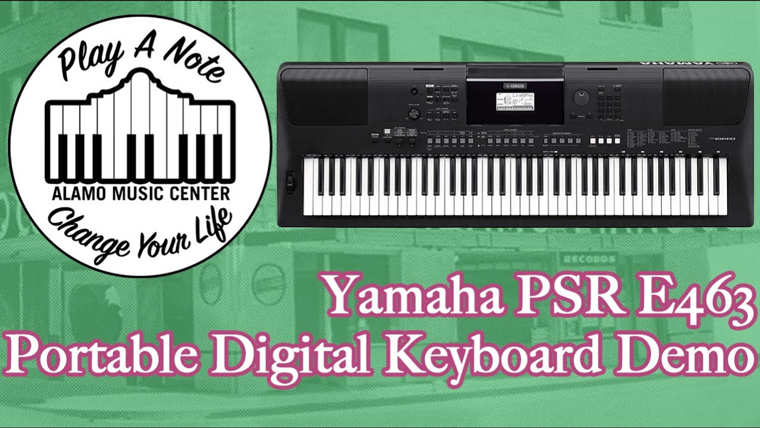 Yamaha PSR E463 - The Best Entry Level Keyboard? - Alamo Music