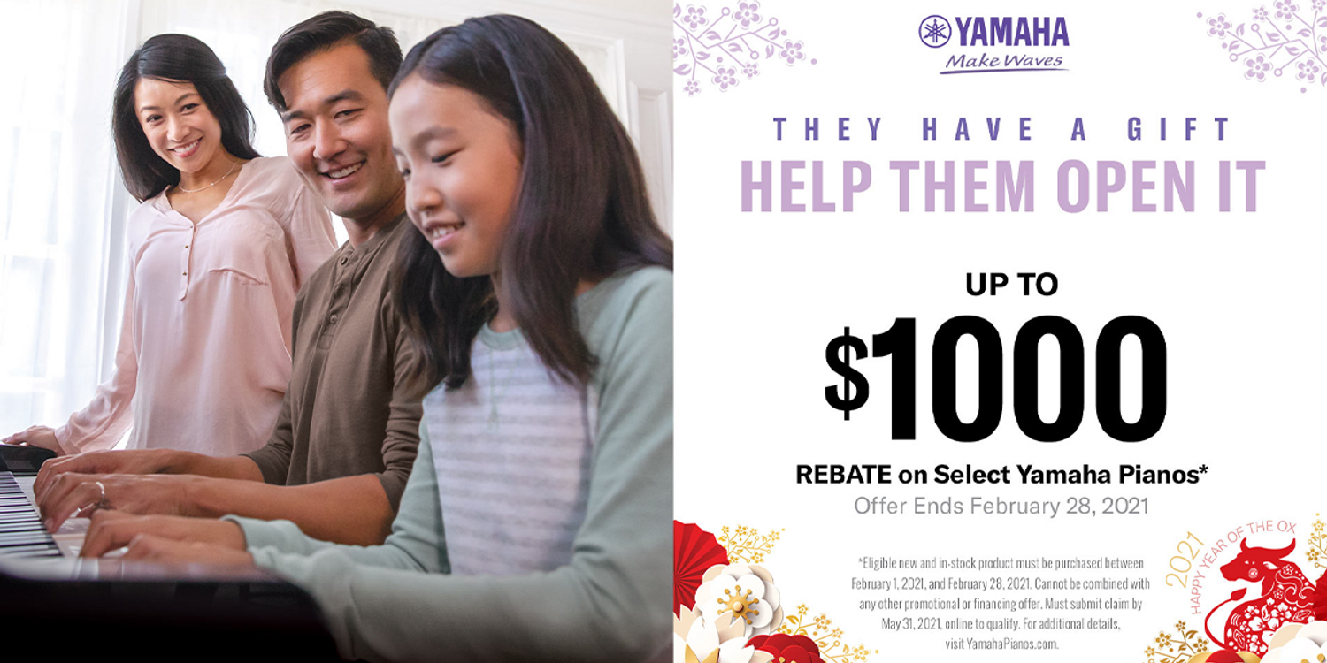 Yamaha Lunar New Year 1000 Rebate Event Alamo Music