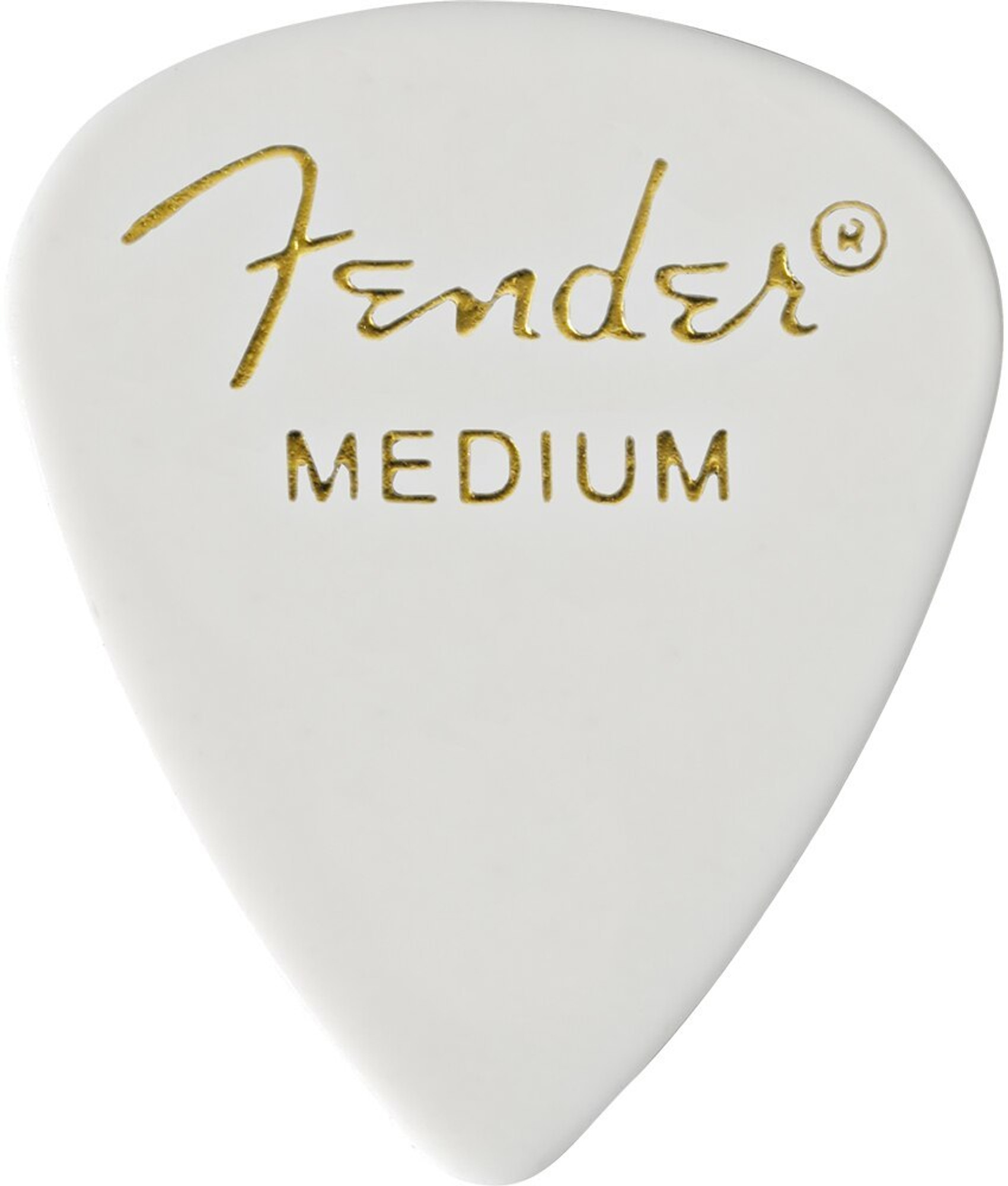 Fender 351 White Medium Celluloid Guitar Picks, 12 pack - Alamo Music