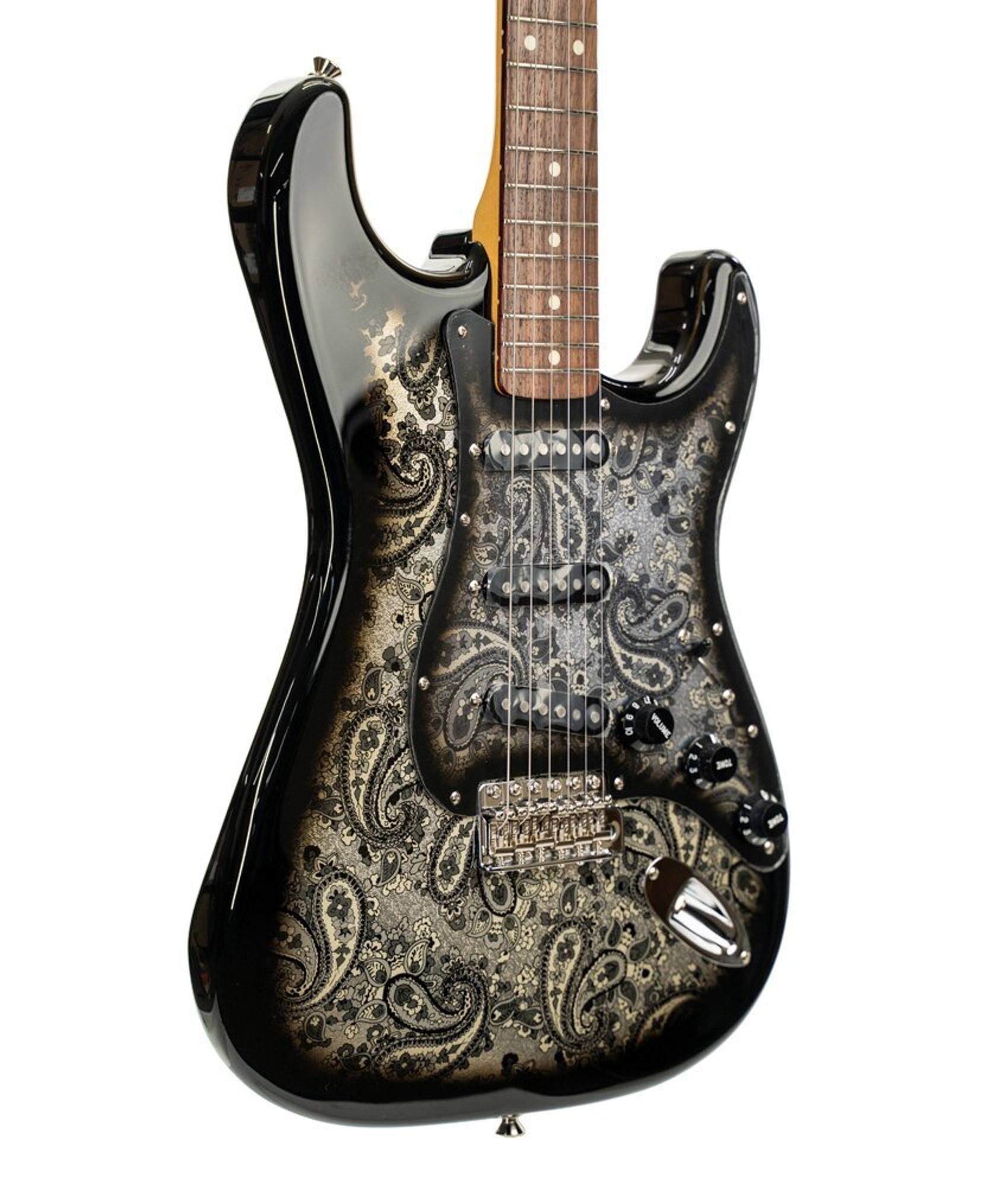 fender stratocaster black paisley