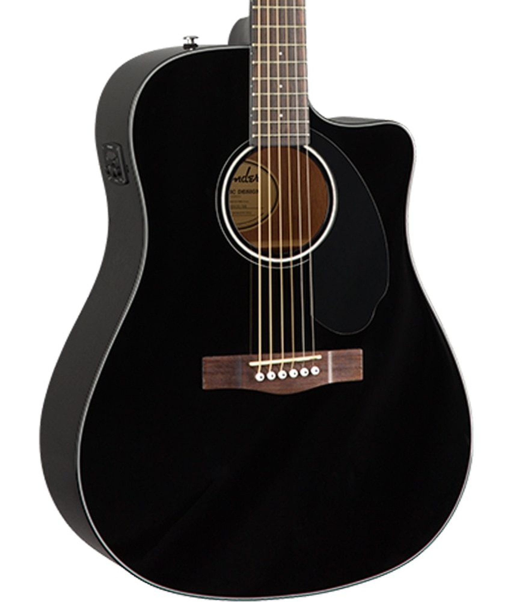 black acoustic electric