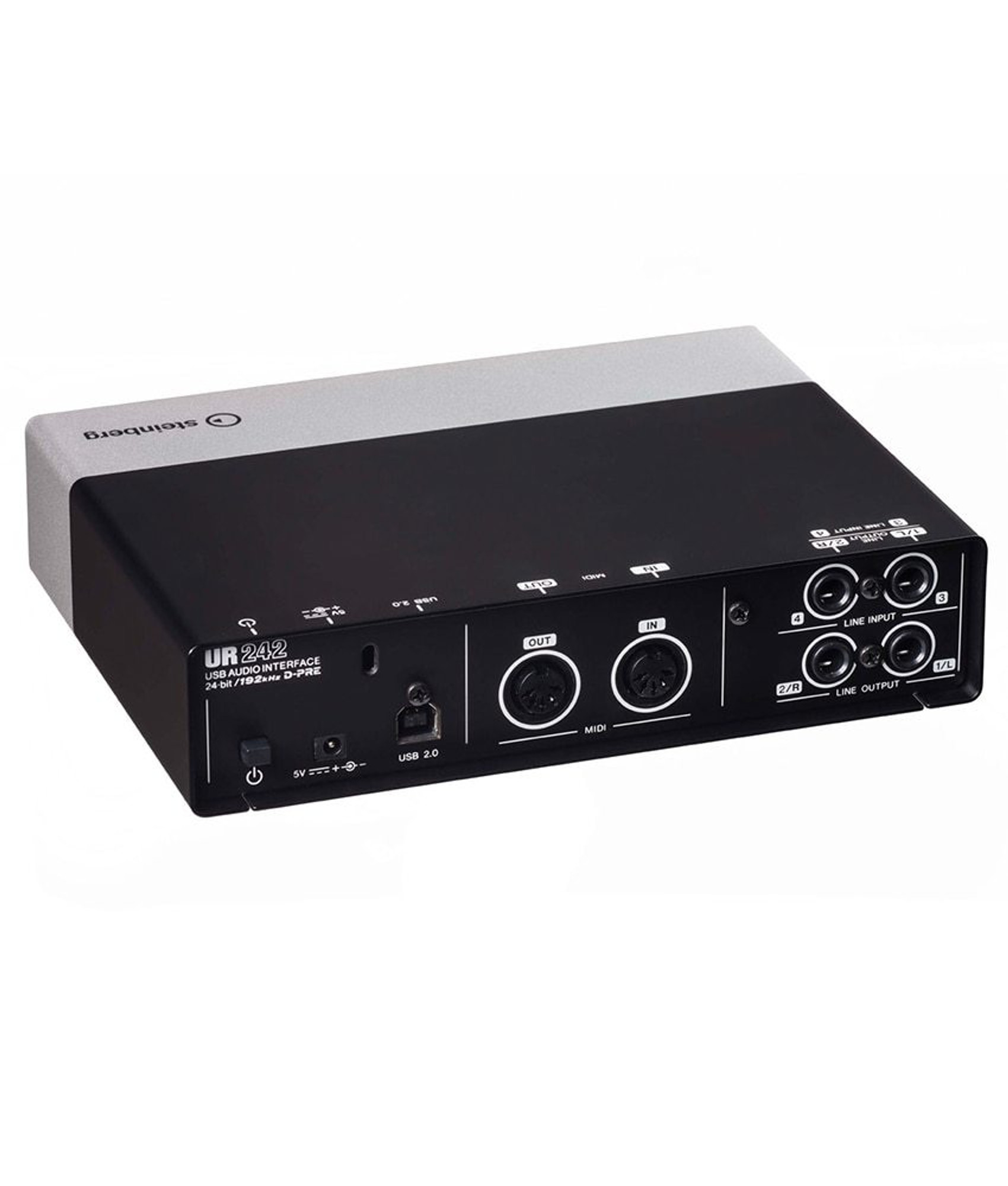 Steinberg UR242 USB 2.0 Audio I/O (4 in / 2 out) with MIDI