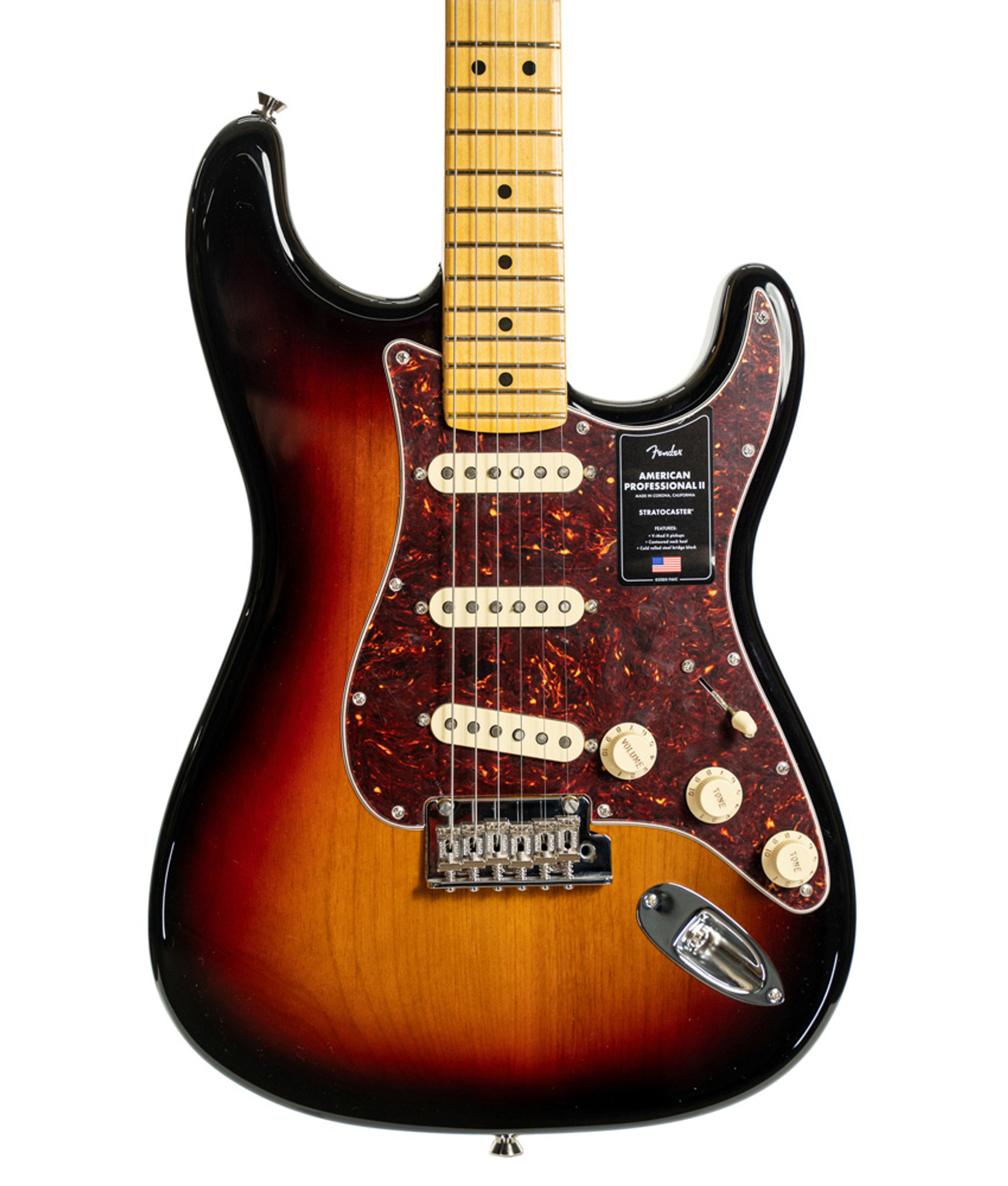 Fender American Professional II Stratocaster, Maple Fingerboard, 3 ...