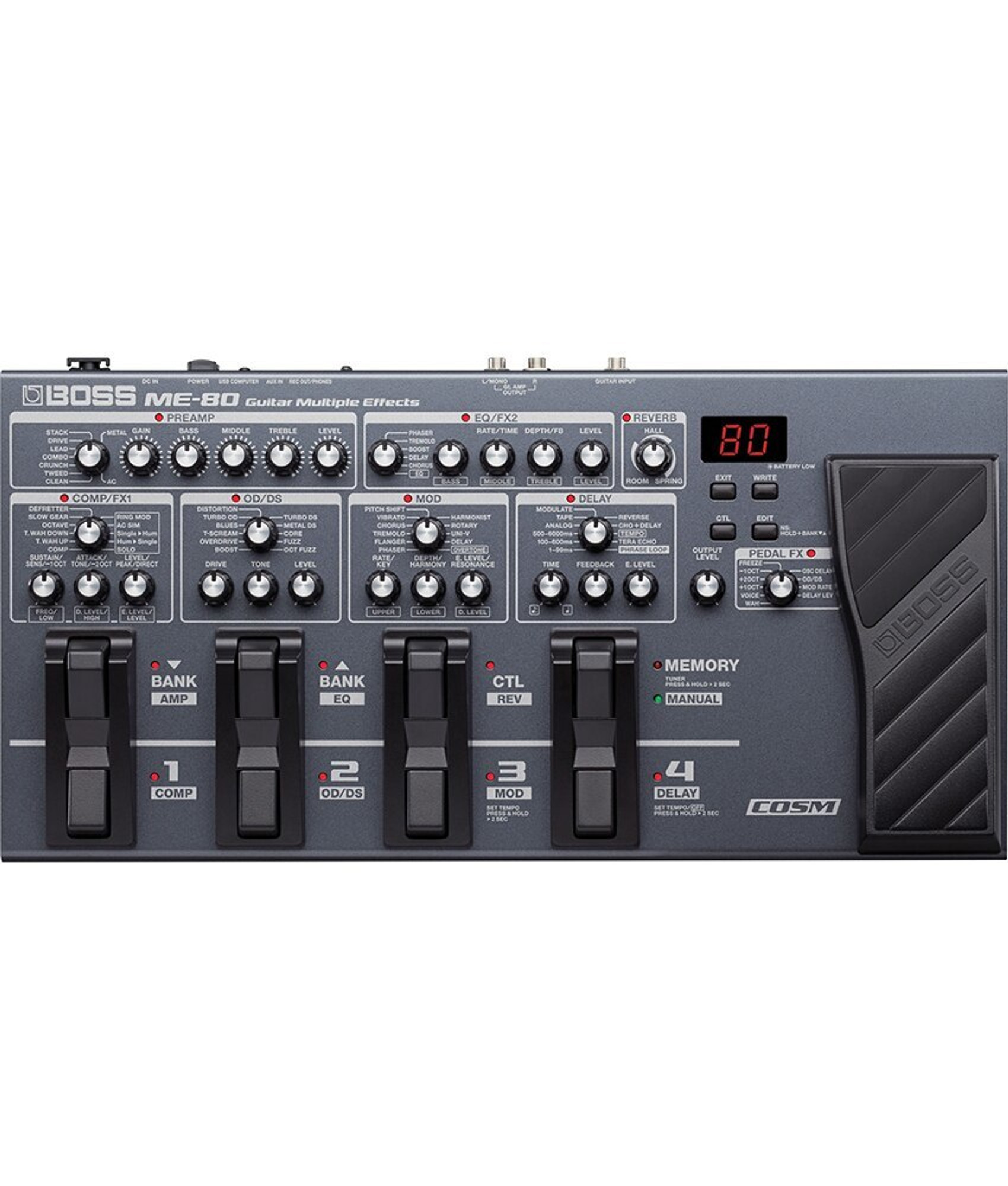 boss me 80 audio interface