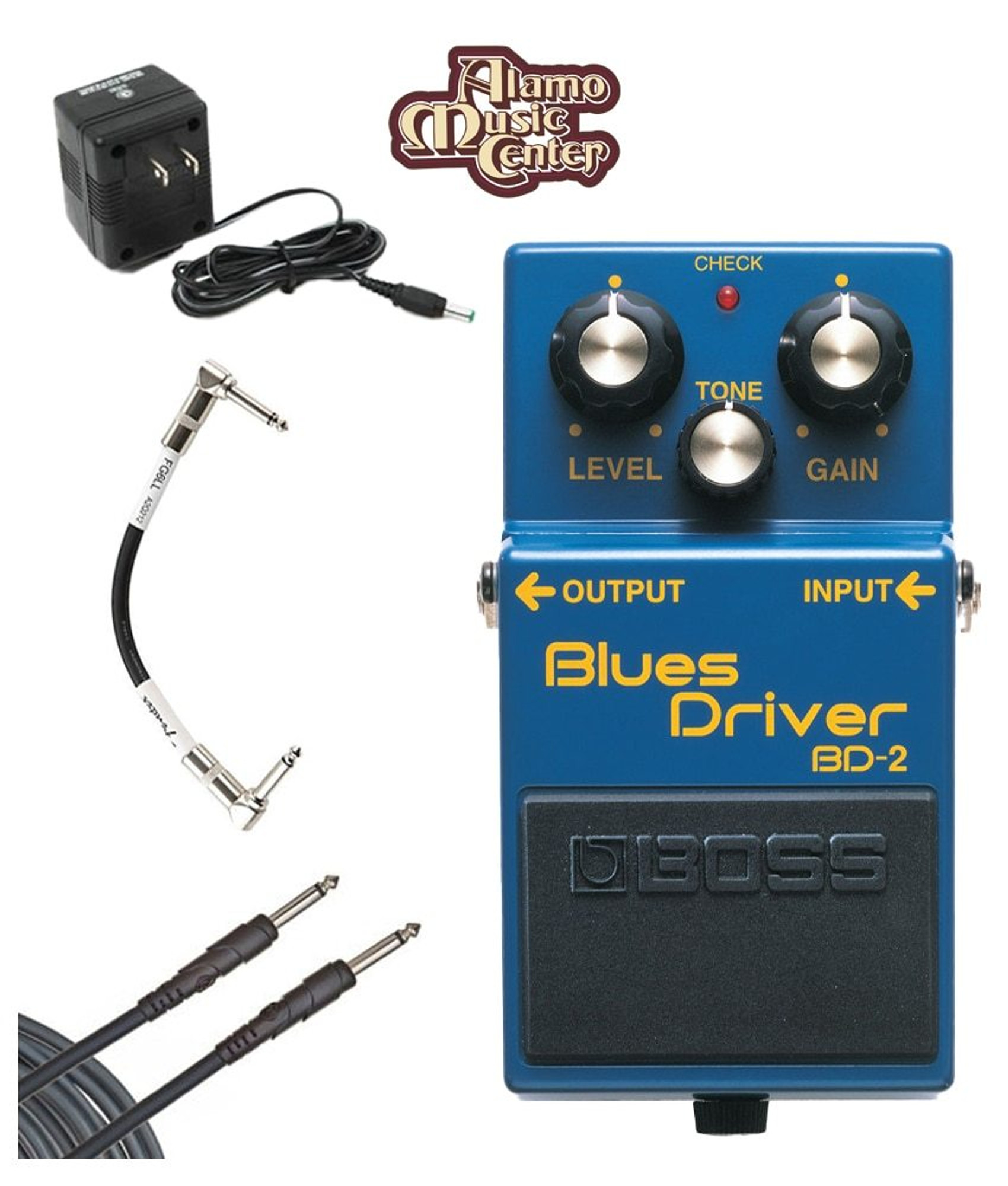 Boss BD-2 Blues Driver Pedal Bundle