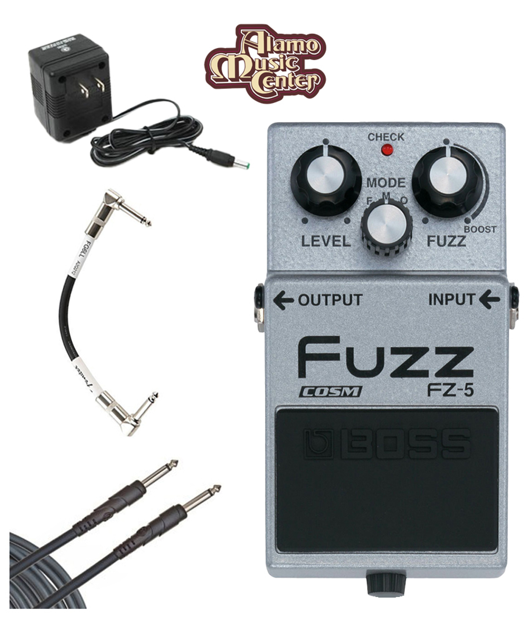 Boss FZ-5 Fuzz Pedal Bundle