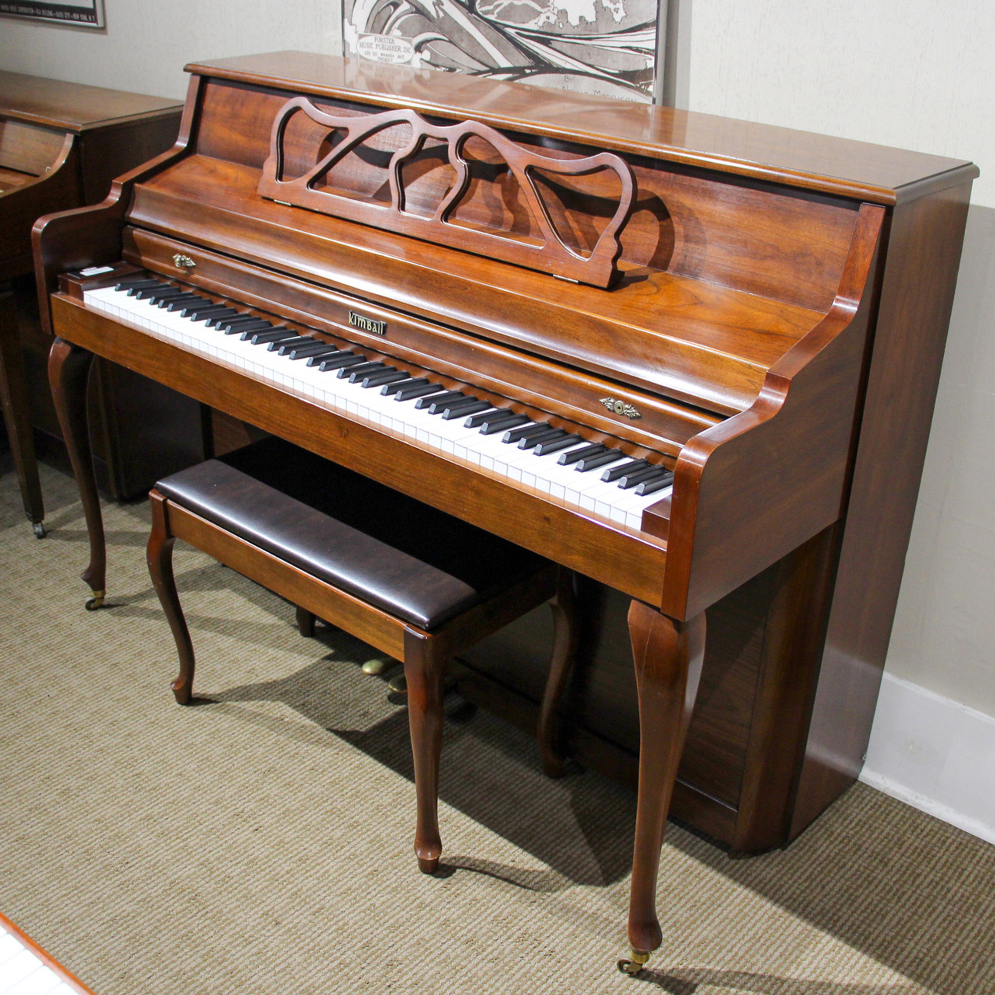 mahogany wurlitzer spinet piano