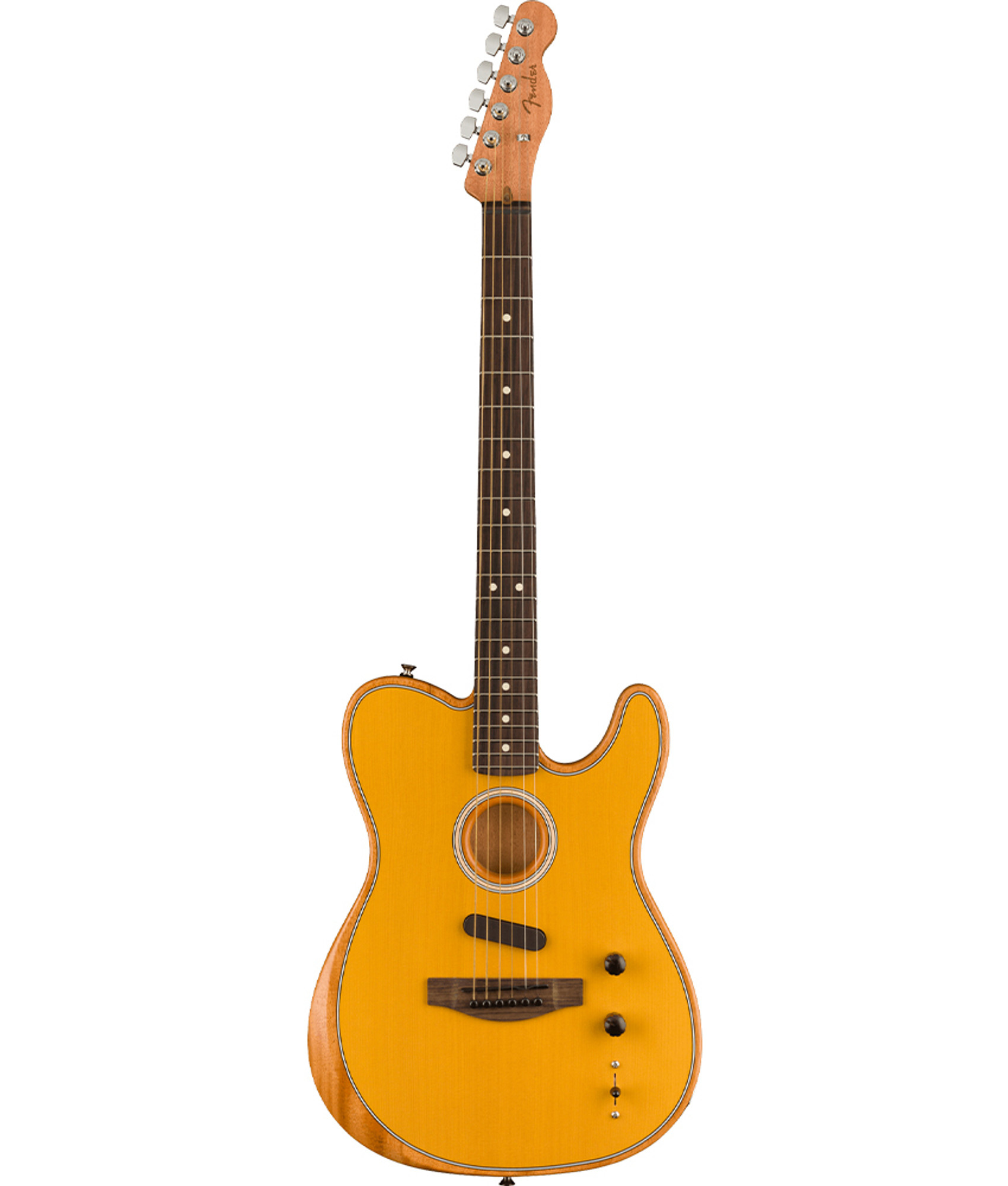 Fender Acoustasonic Player Telecaster N:MXA2213440≫ Rosewood Butterscotch  Blonde ≪S