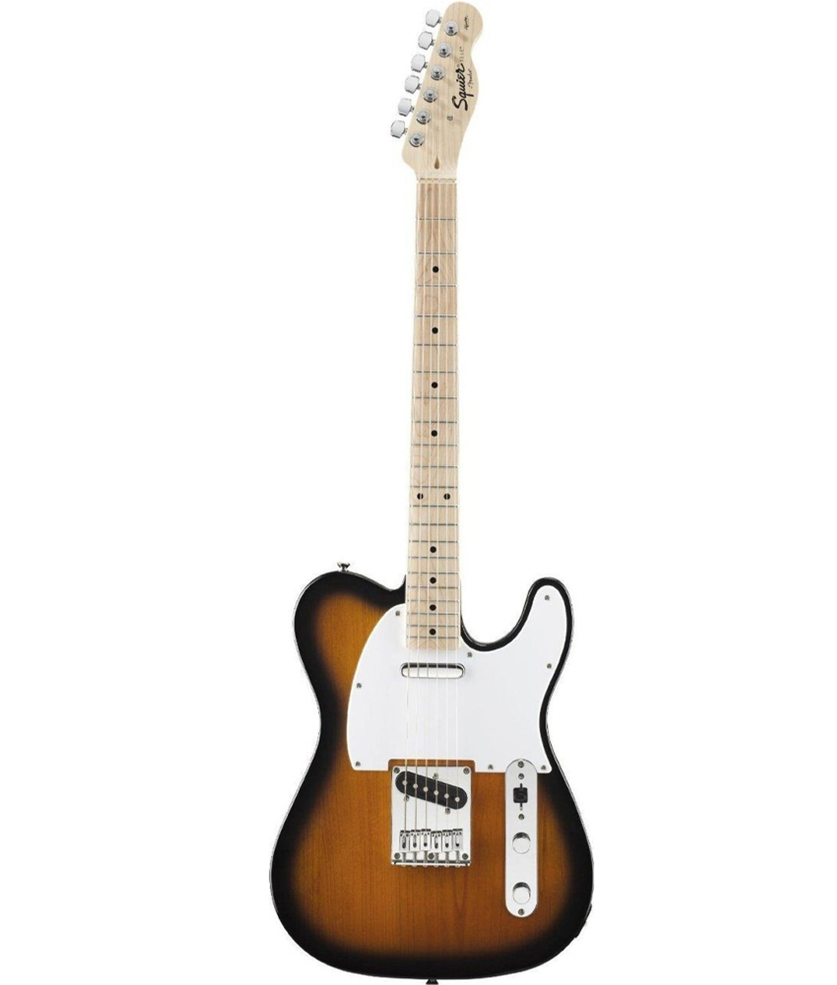 Squier by Fender Affinity Telecaster Maple Fingerboard, 2-Tone Sunburst  Bundle w/ Amp