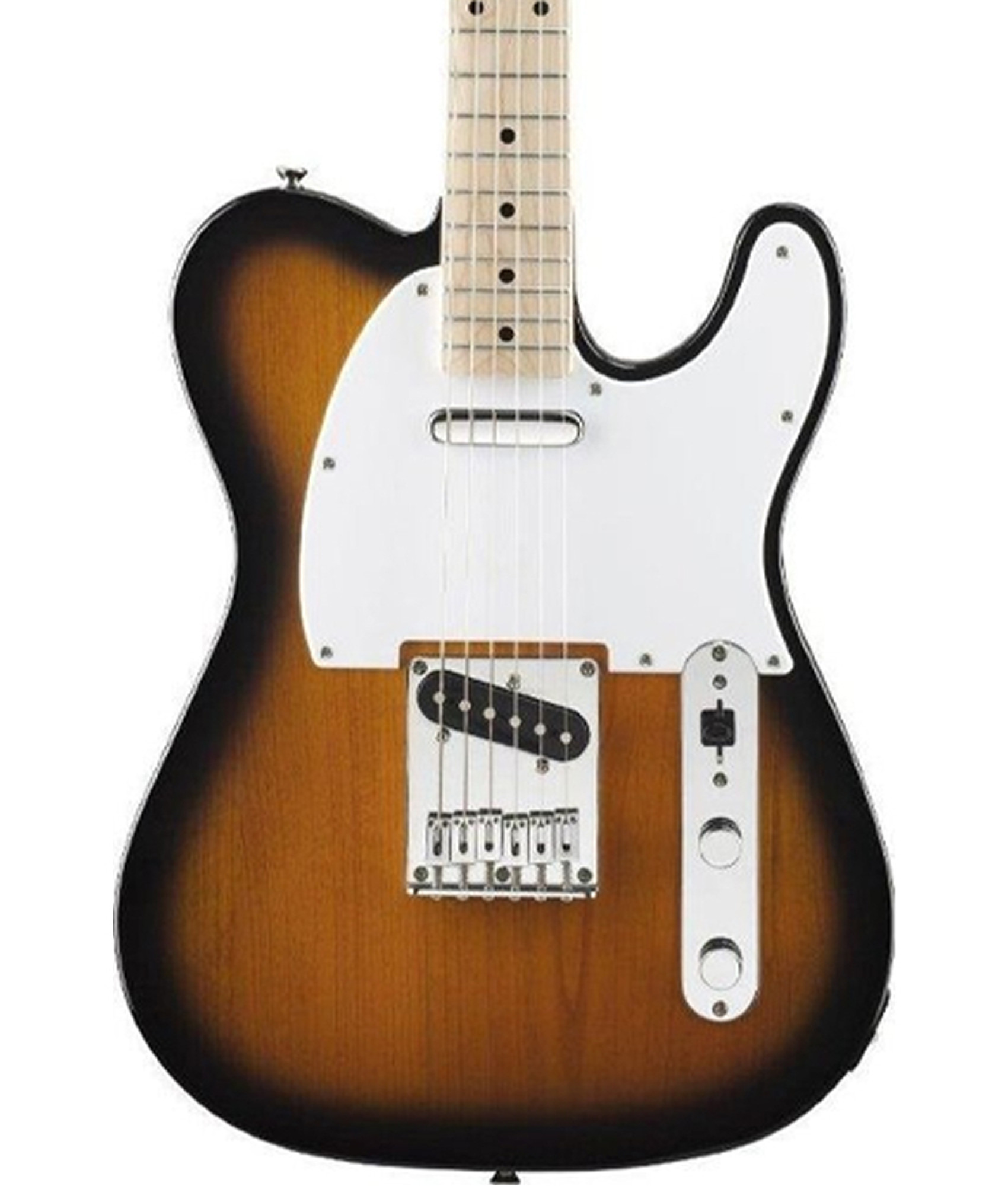 Squier by Fender Affinity Telecaster Maple Fingerboard, 2-Tone Sunburst  Bundle w/ Amp