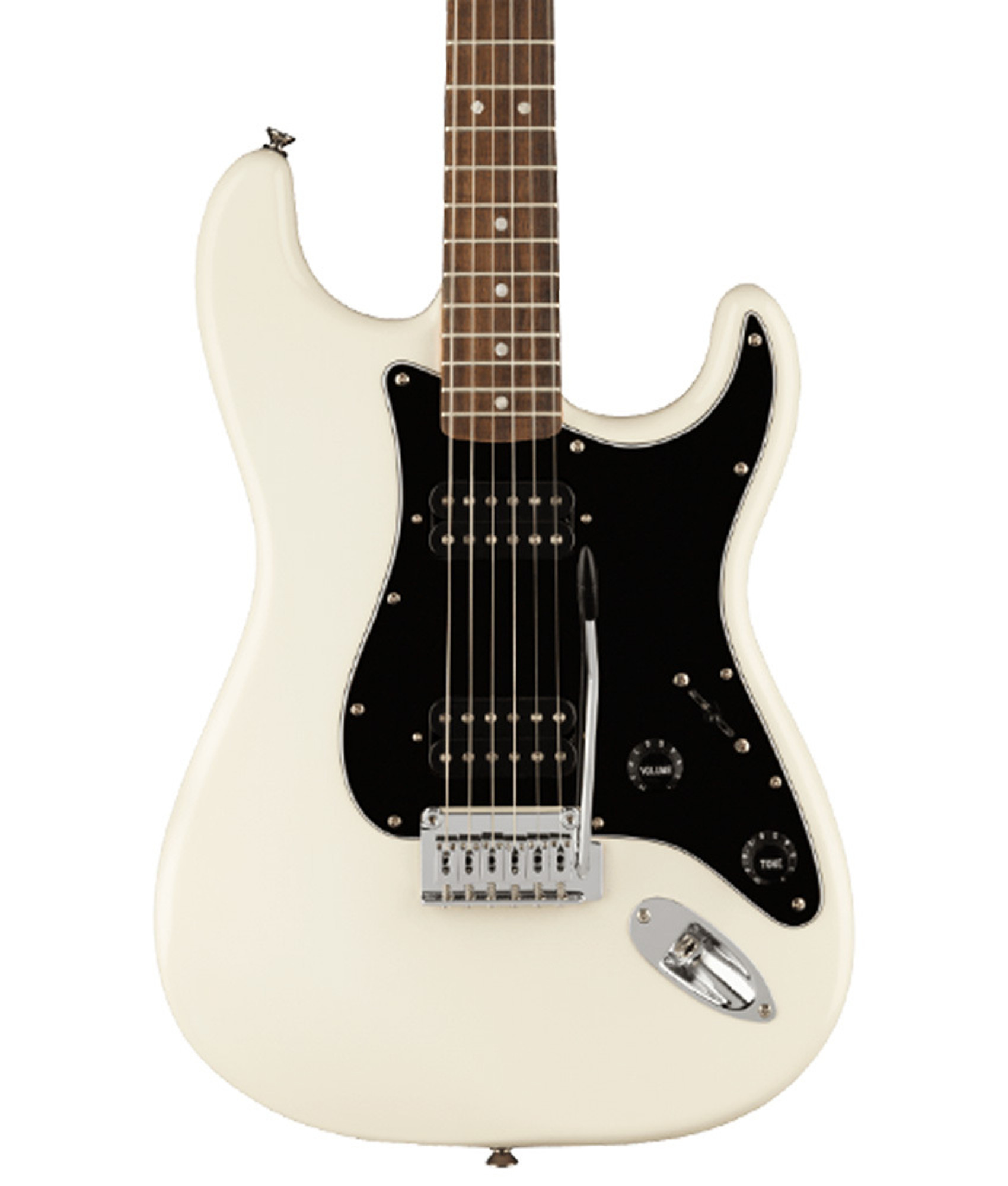 stratocaster with black pickguard