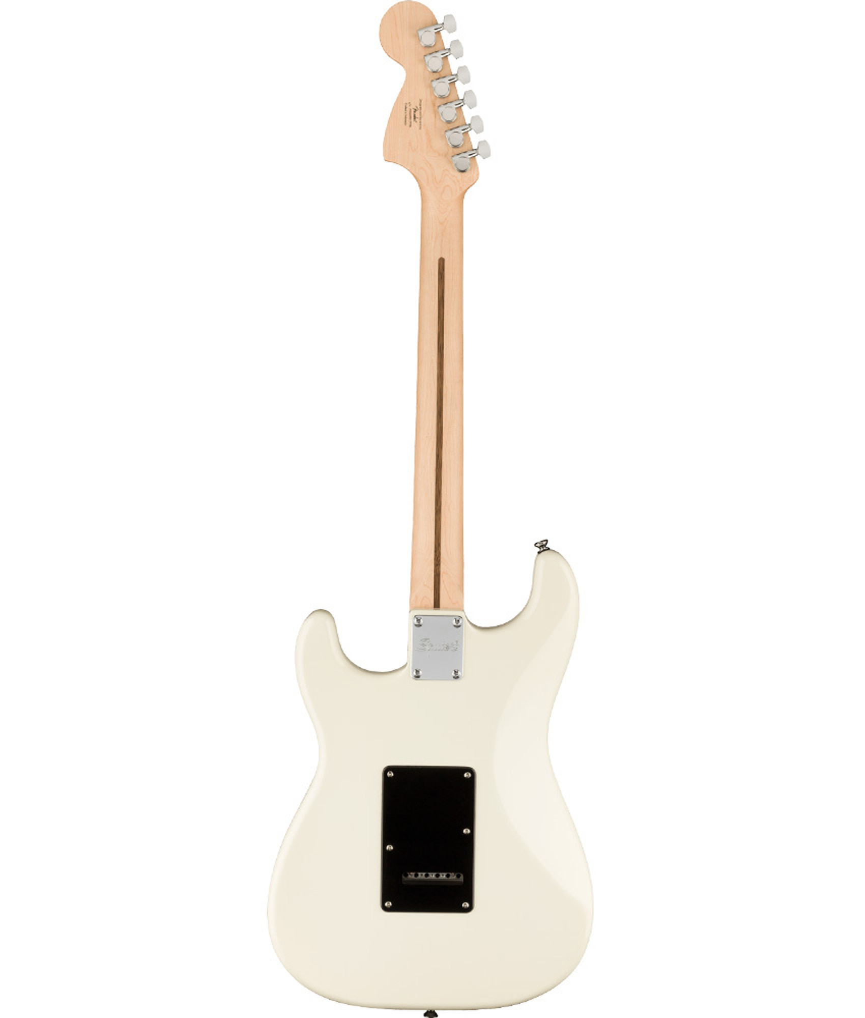 Squier by Fender Affinity Stratocaster HH, Laurel Fingerboard, Black  Pickguard, Olympic White