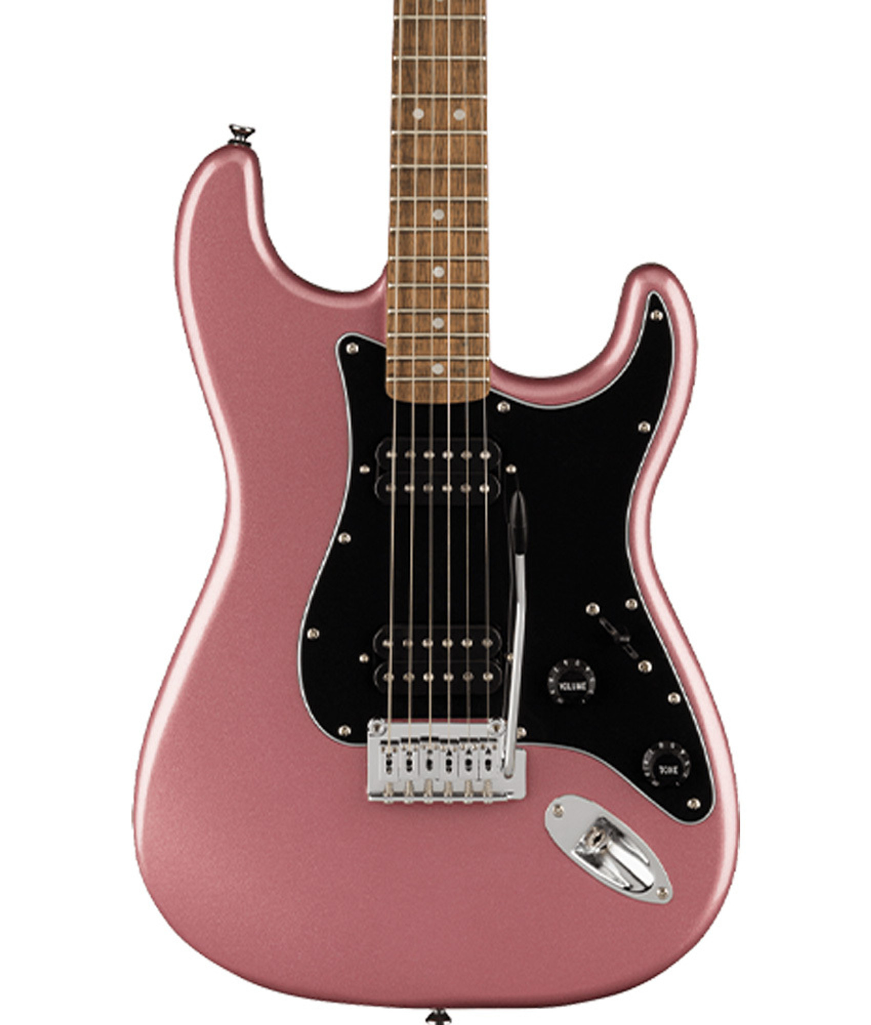 Squier by Fender Affinity Series Stratocaster HH, Laurel Fingerboard, Black  Pickguard, Burgundy Mist