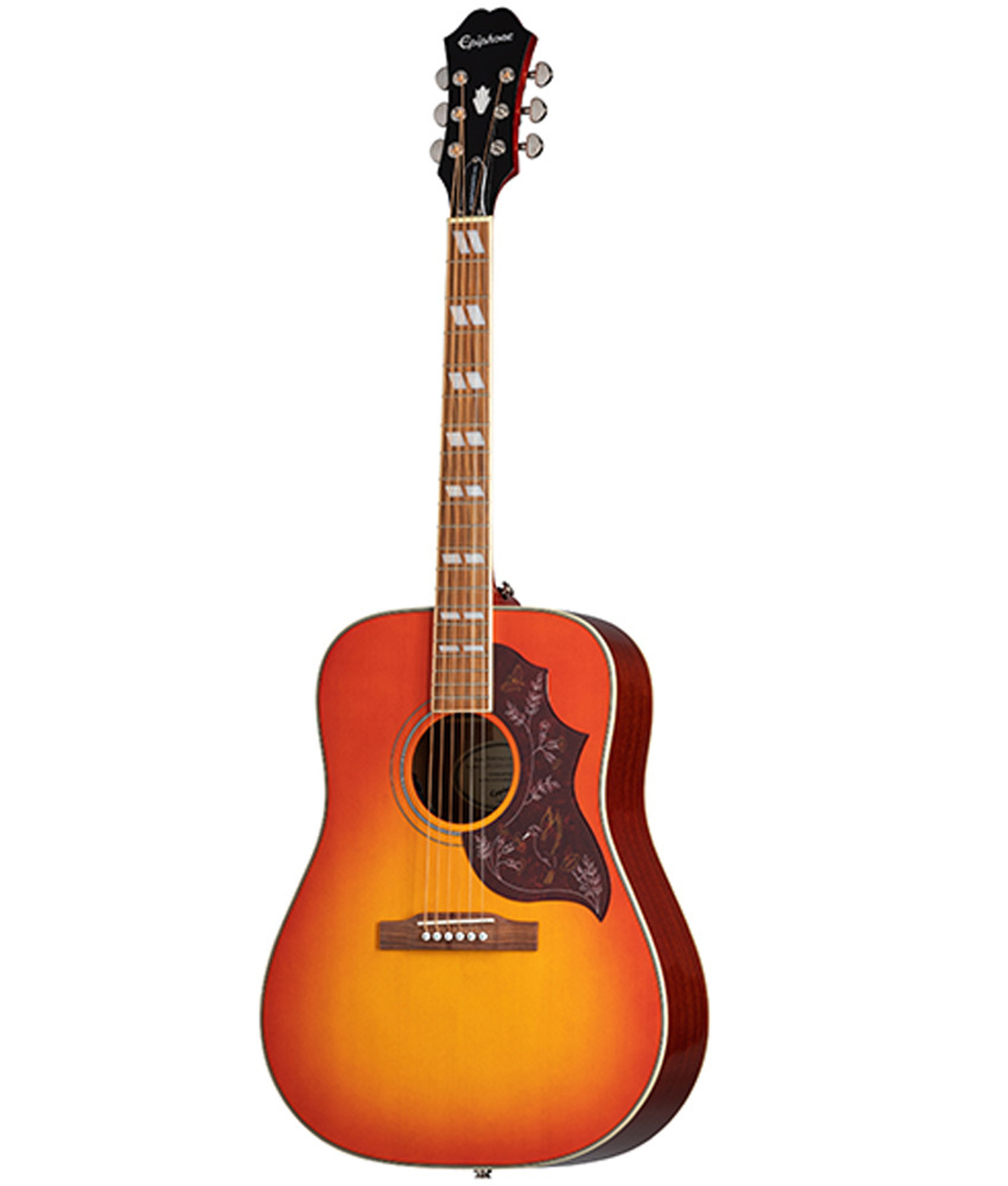 Epiphone Hummingbird Studio Acoustic-Electric, Faded Cherry Sunburst |  EEHBFCNH1