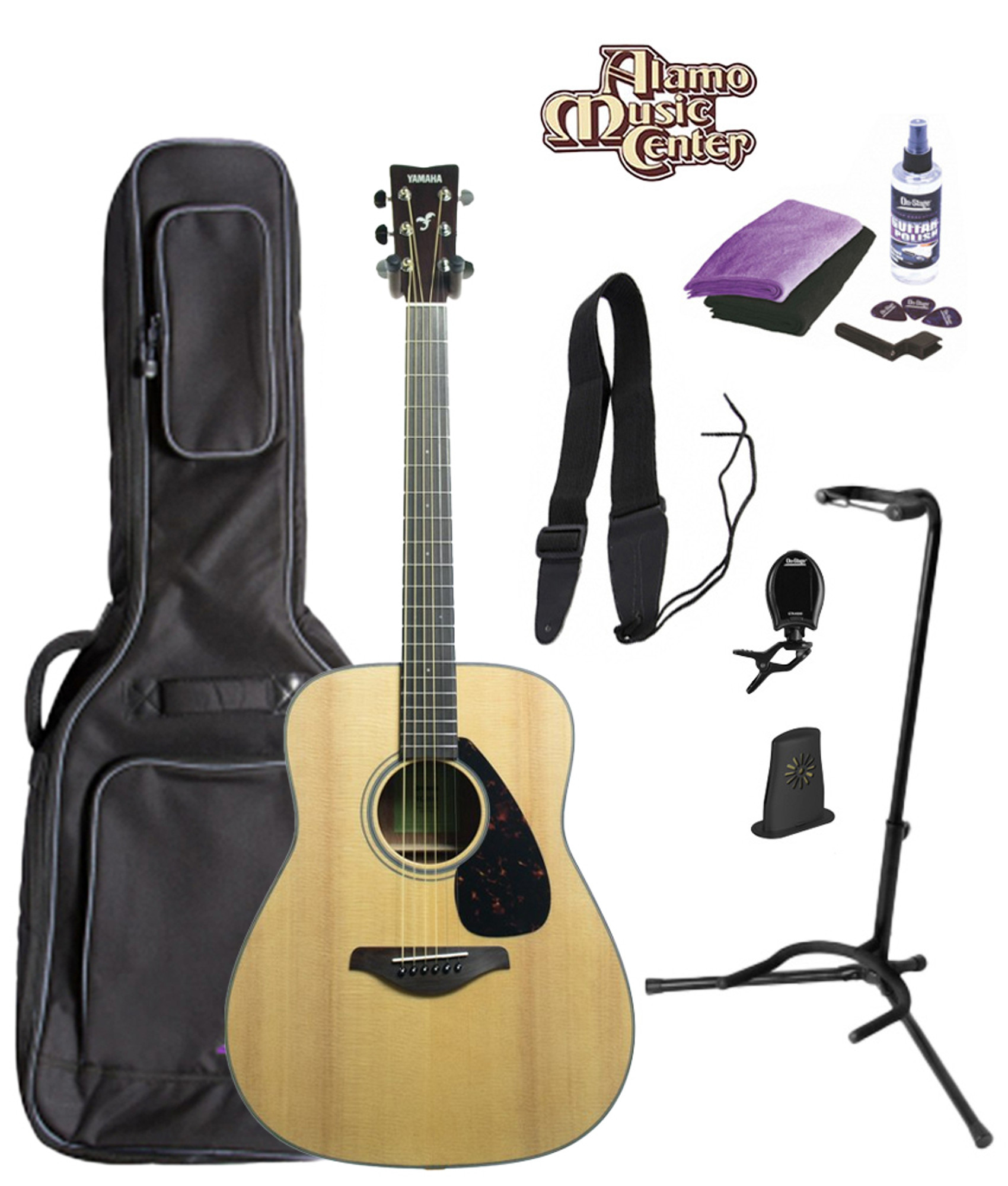 FG800 Folk Guitar Bundle w/ Gig Bag | ALAMO