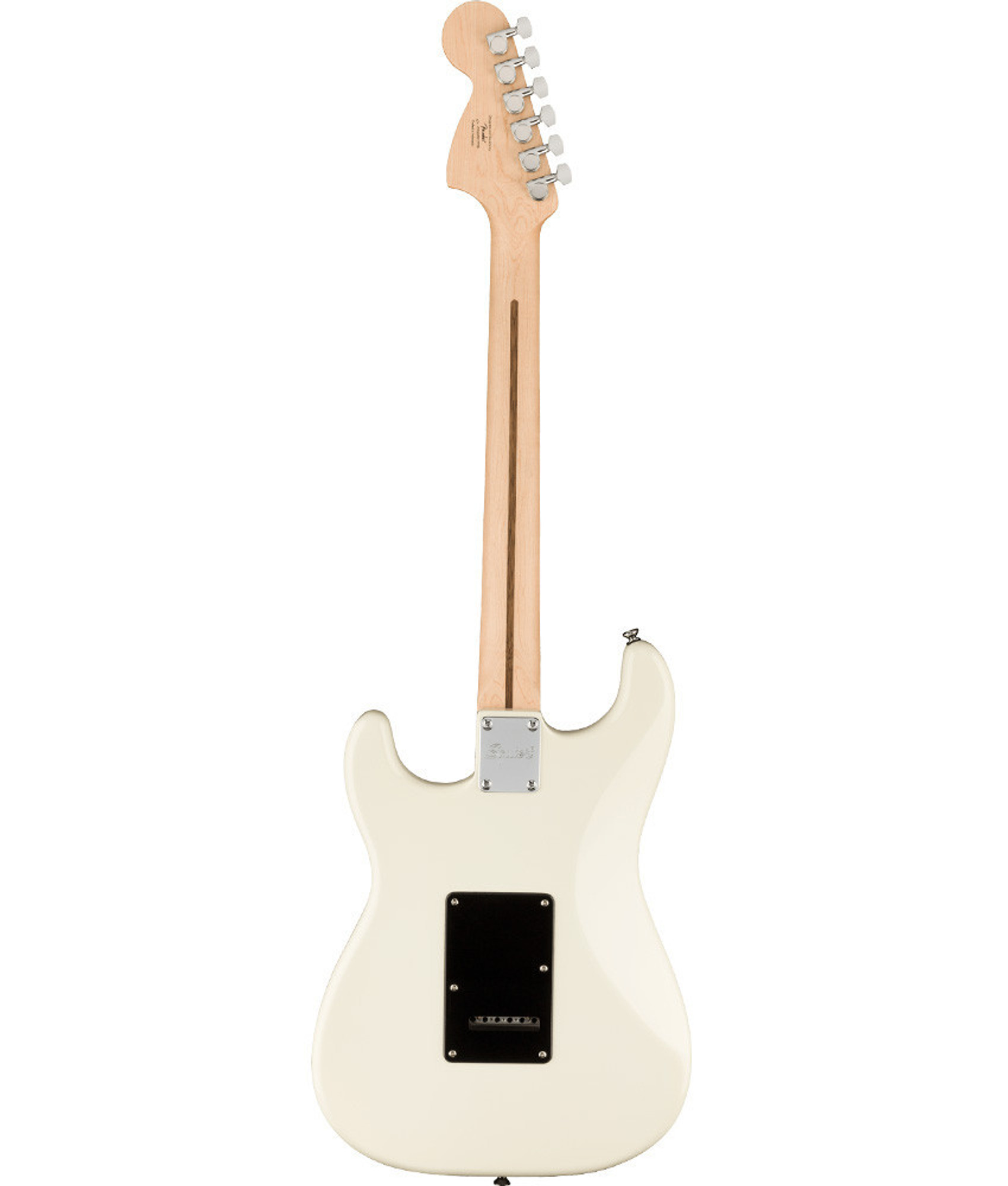 Pre-Owned Squier by Fender Affinity Stratocaster HH, Laurel Fingerboard,  Black Pickguard, Olympic White