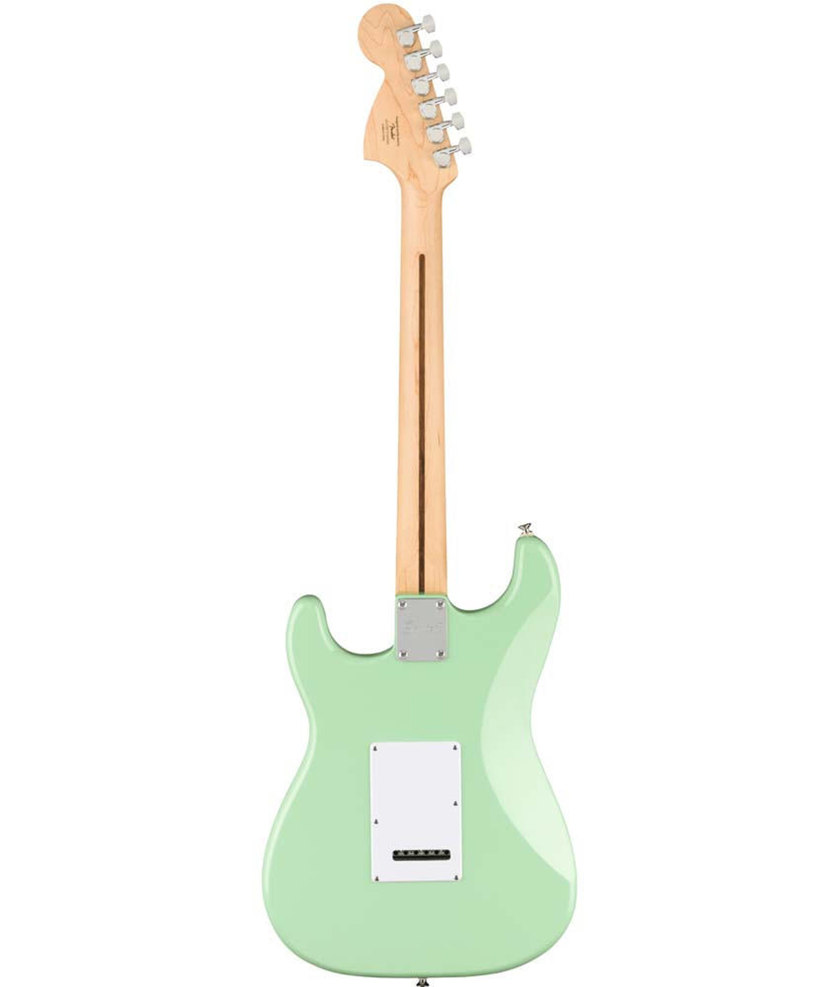 Squier FSR Affinity Series Stratocaster, Laurel Fingerboard, White  Pickguard - Surf Green