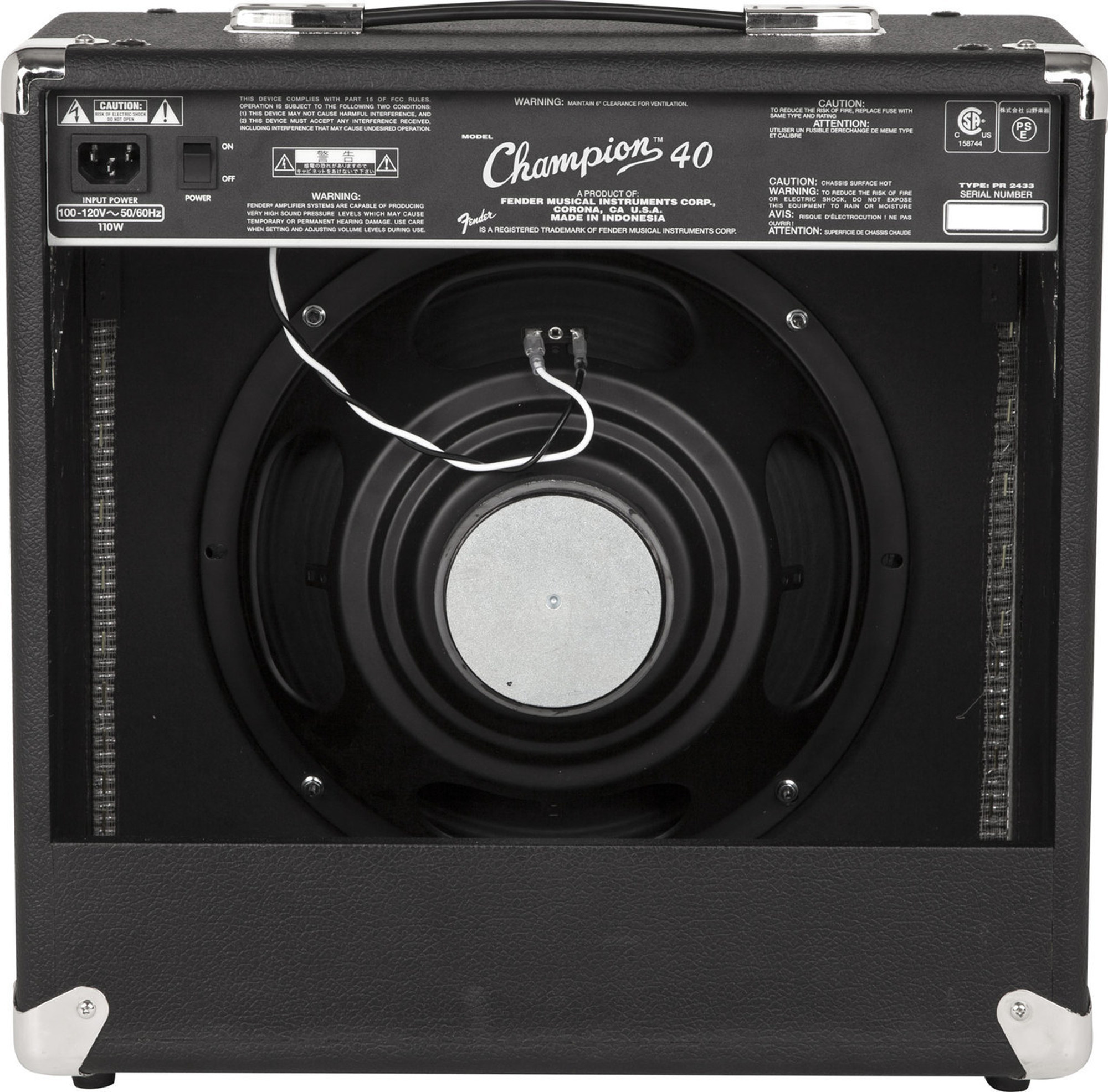 fender champion 40 speaker