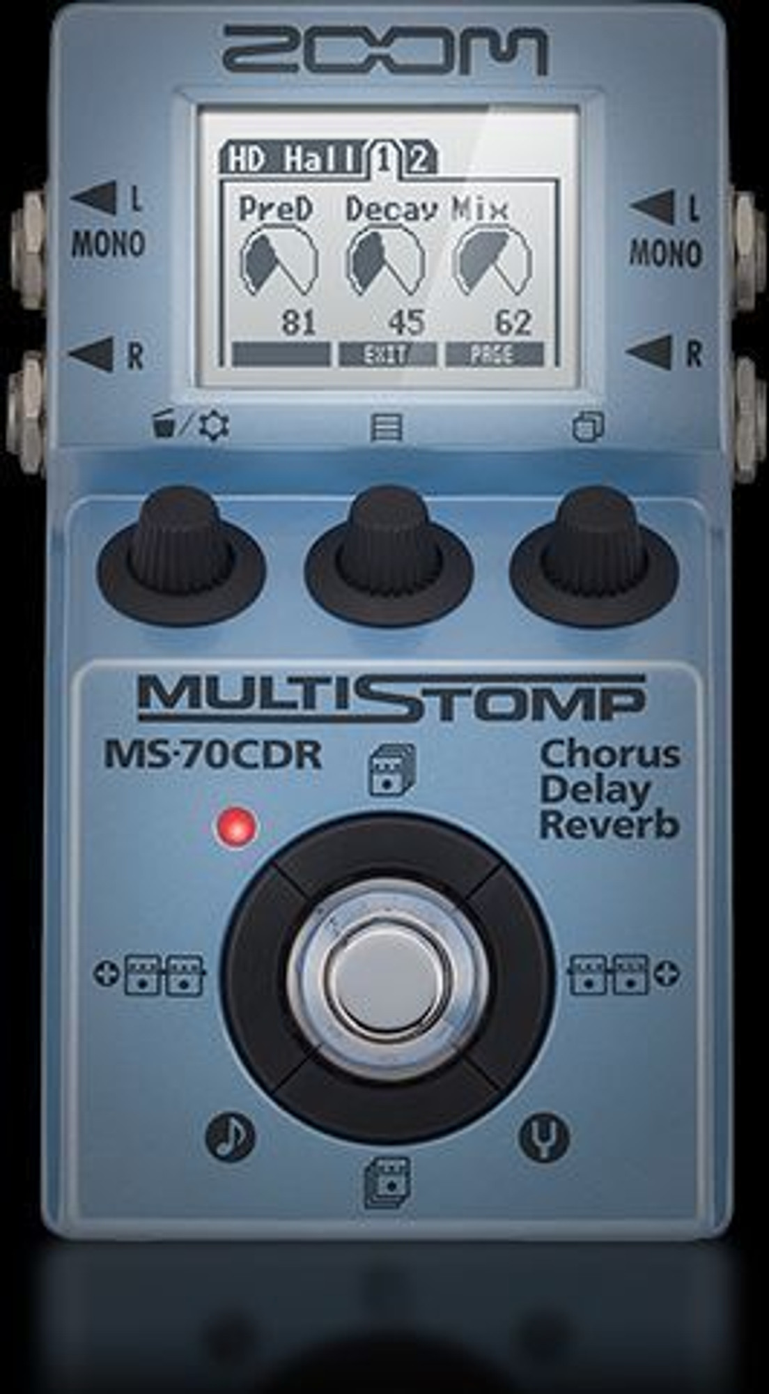 Zoom MS-70CDR MultiStomp Chorus / Delay / Reverb Pedal