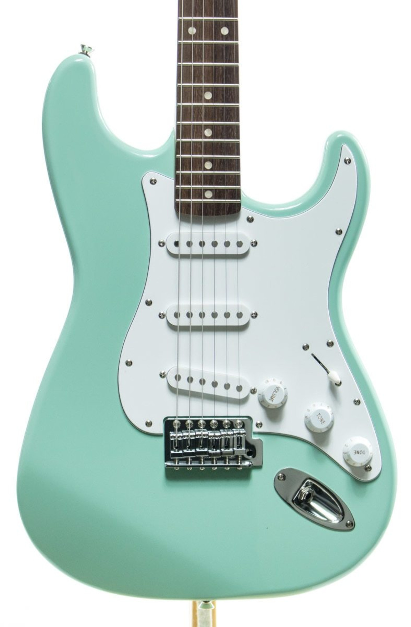 Squier Affinity Stratocaster Electric Guitar, Green | ALAMO