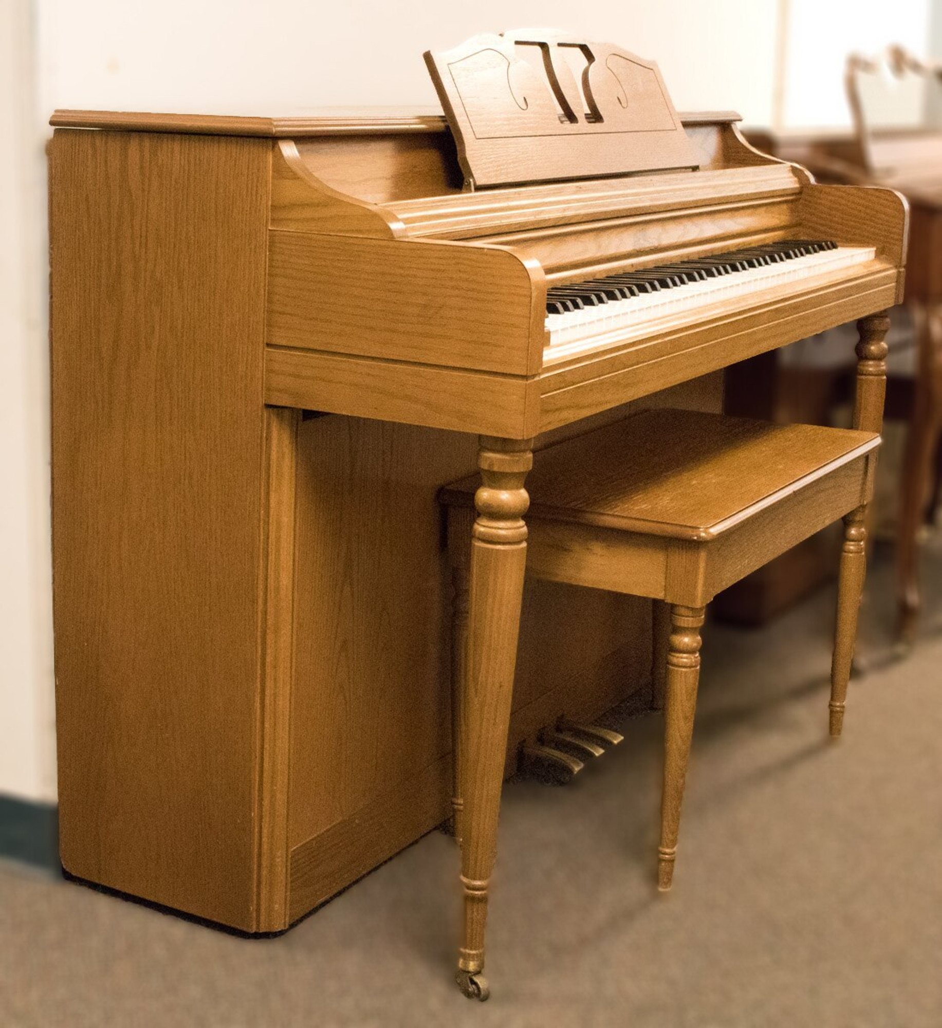 1963 wurlitzer spinet piano value