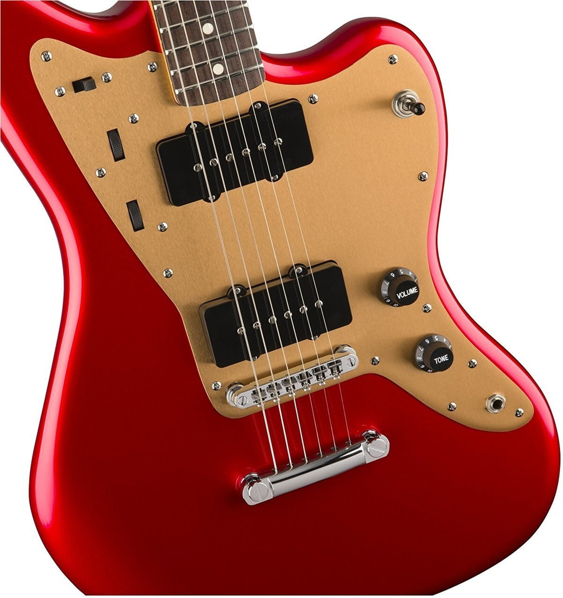 Squier Deluxe Jazzmaster ST Candy Apple Red Hard Tail Rosewood Fingerboard  (Pre-Owned)