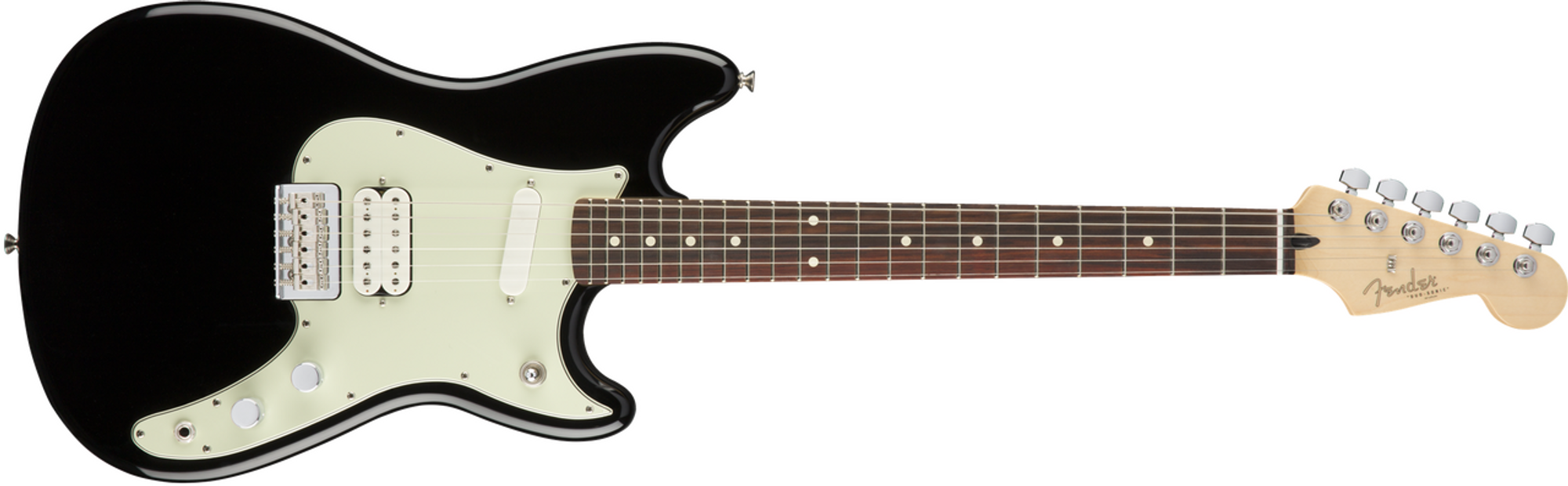 Fender Duo-Sonic HS, Rosewood Fingerboard, Black