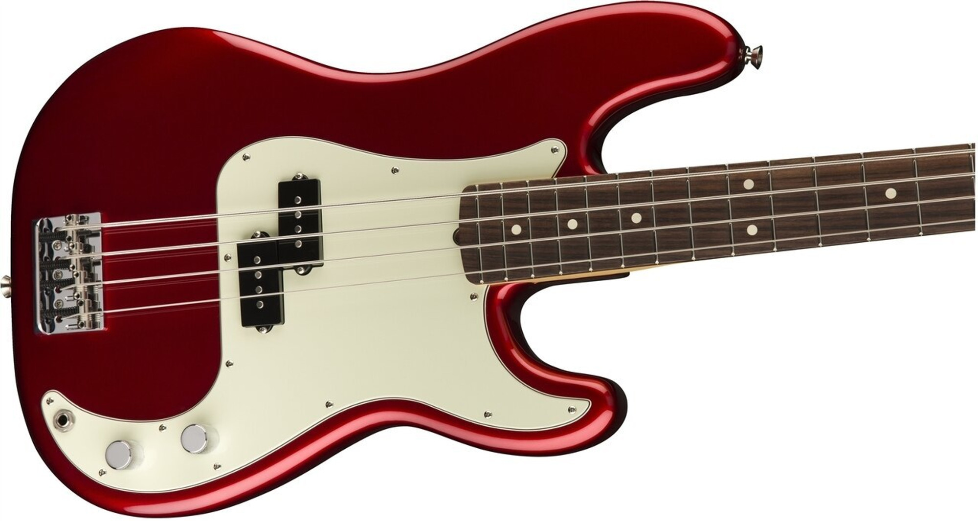 fender american professional precision bass candy apple red