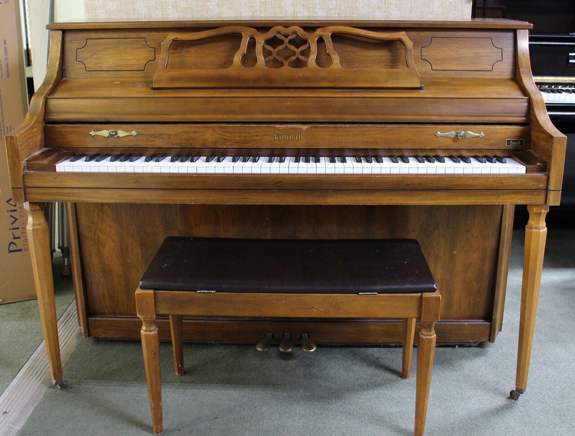 kimball consolette piano