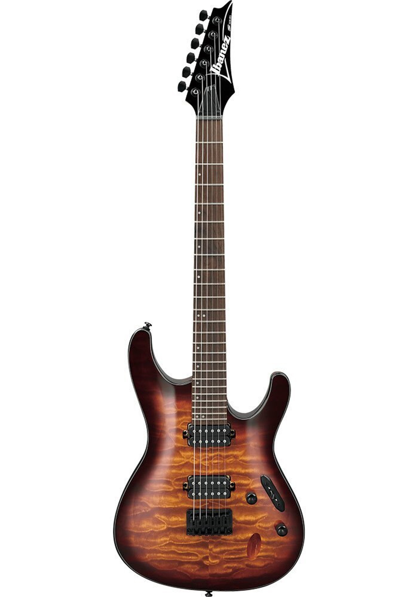 古典 Ibanez 日本製 S series 厚い Quilted Maple Top エレキギター