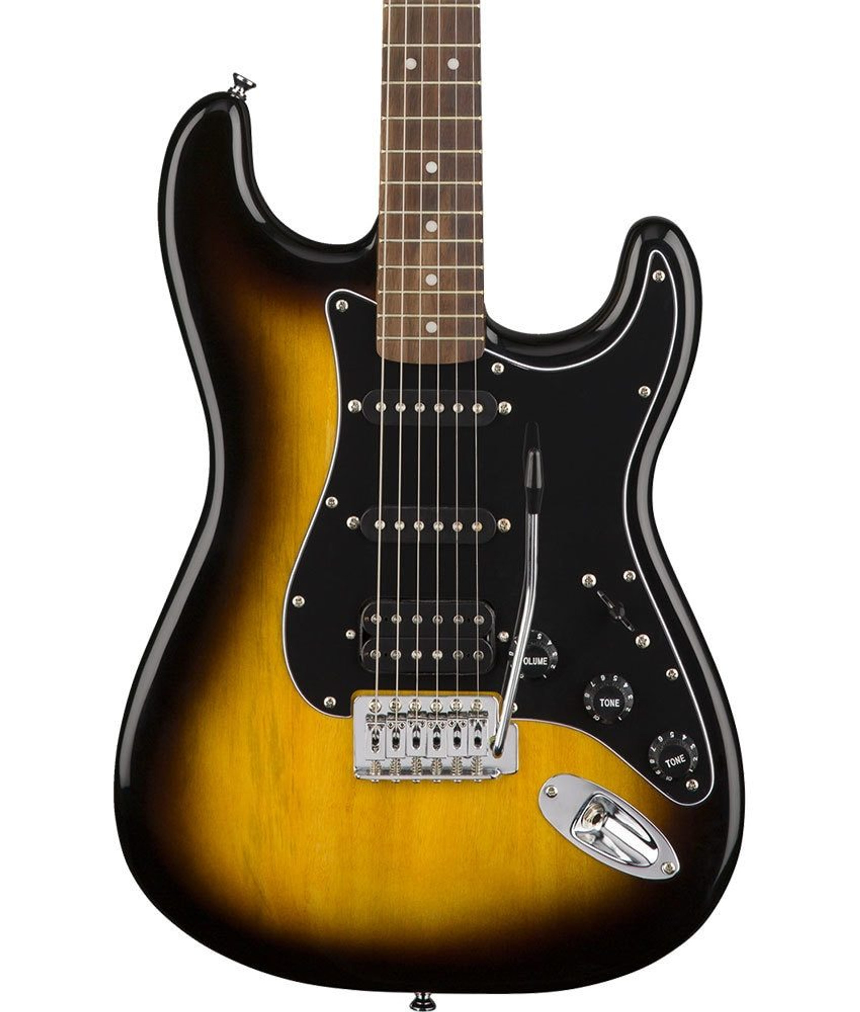 Squier Affinity Series Stratocaster HSS Pack - Brown Sunburst, Gig Bag