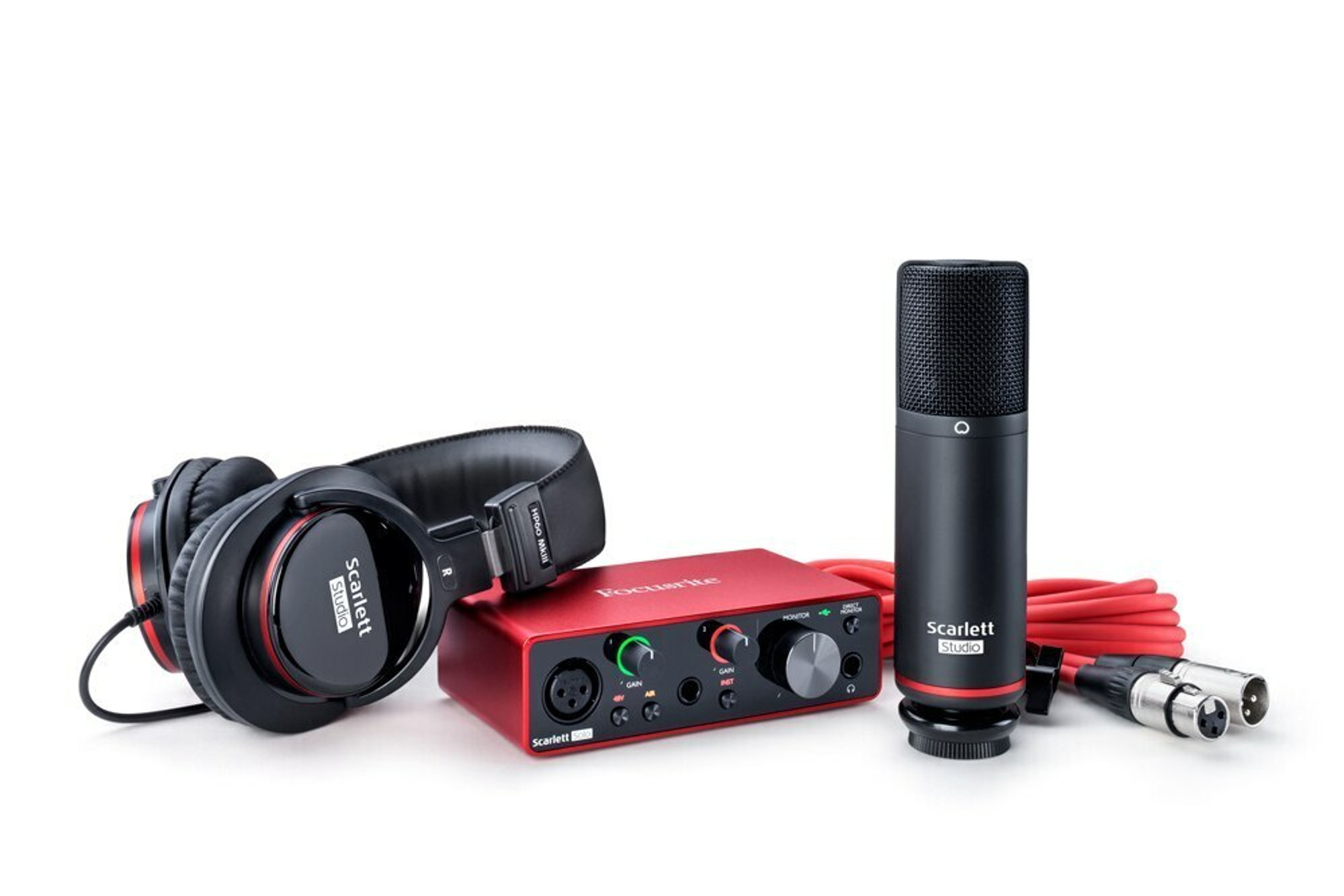 Focusrite Scarlett Solo 3rd Gen 2-in, 2-out USB Interface Bundle