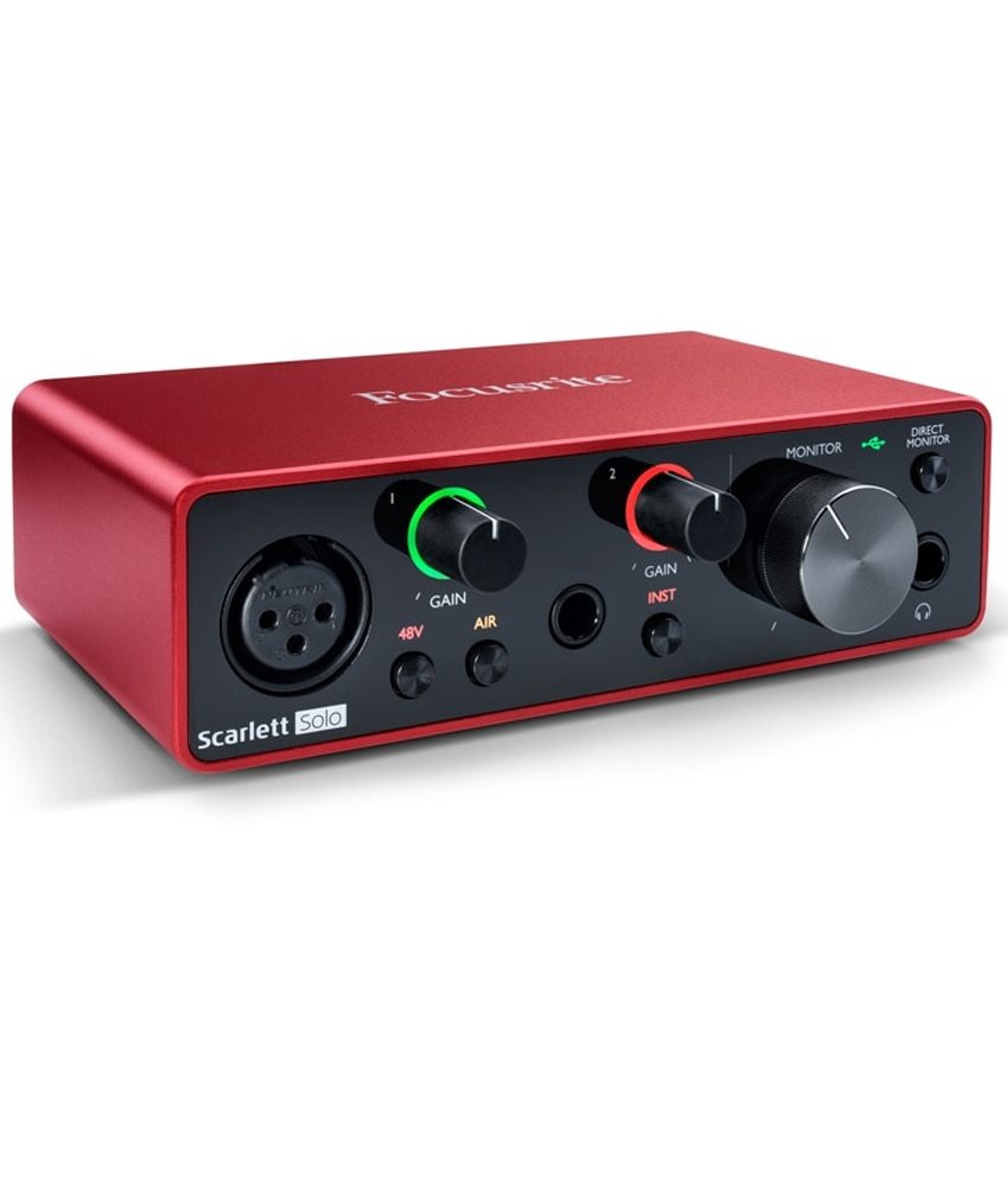 Focusrite Scarlett Solo 3rd Gen 2-in, 2-out USB Interface Bundle