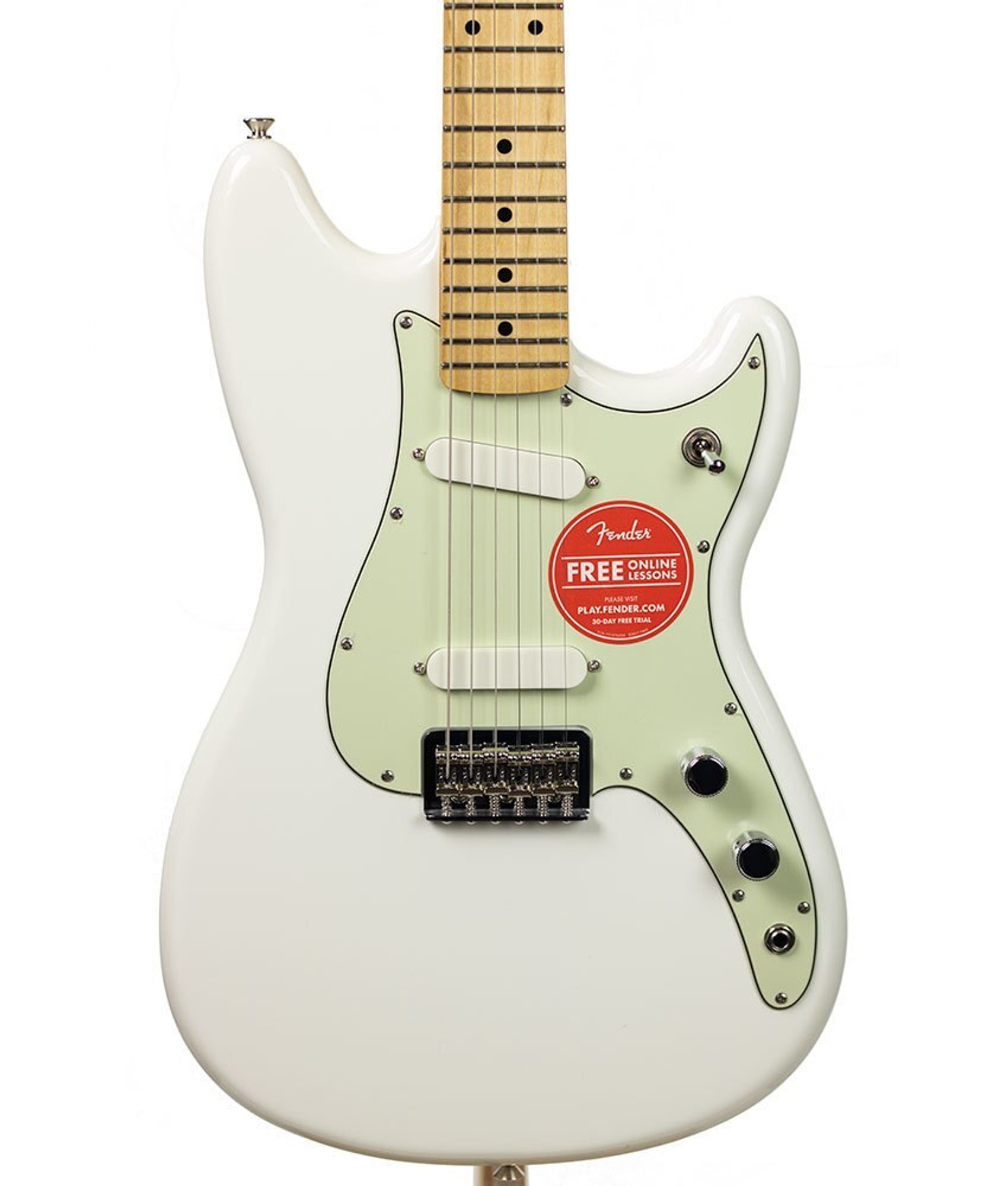 fender duo sonic arctic white