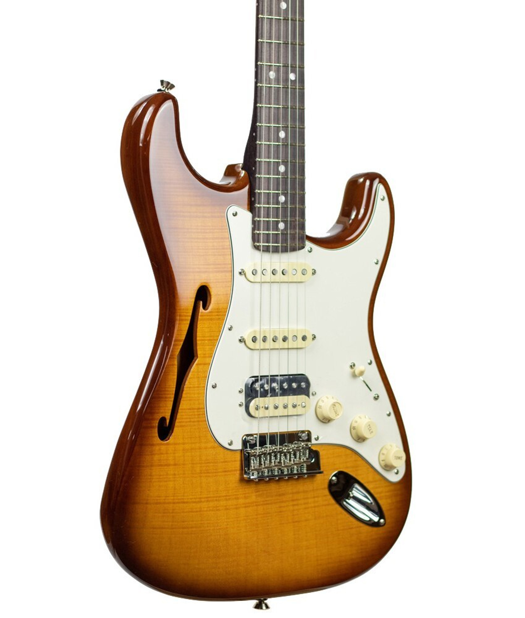 fender rarities stratocaster thinline