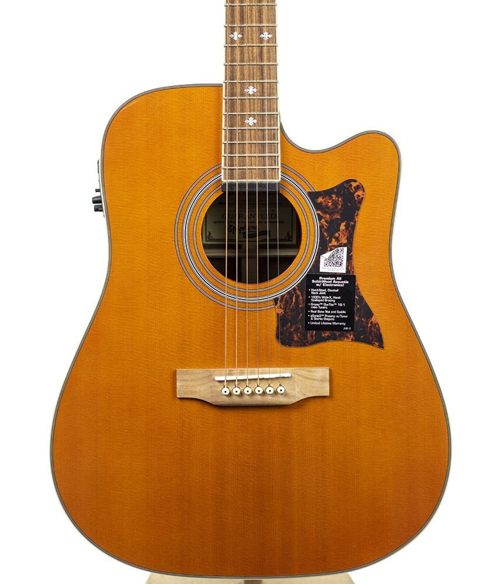 Epiphone DR-500MCE Acoustic Electric Dreadnought Natural