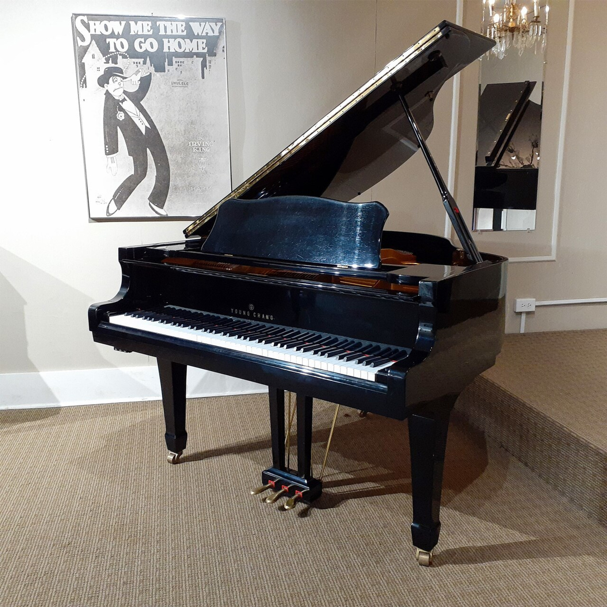 young chang baby grand piano value