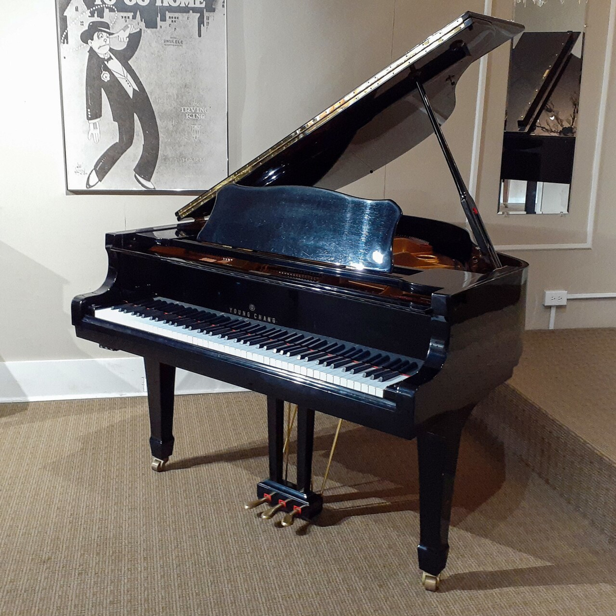 young chang baby grand piano g109021