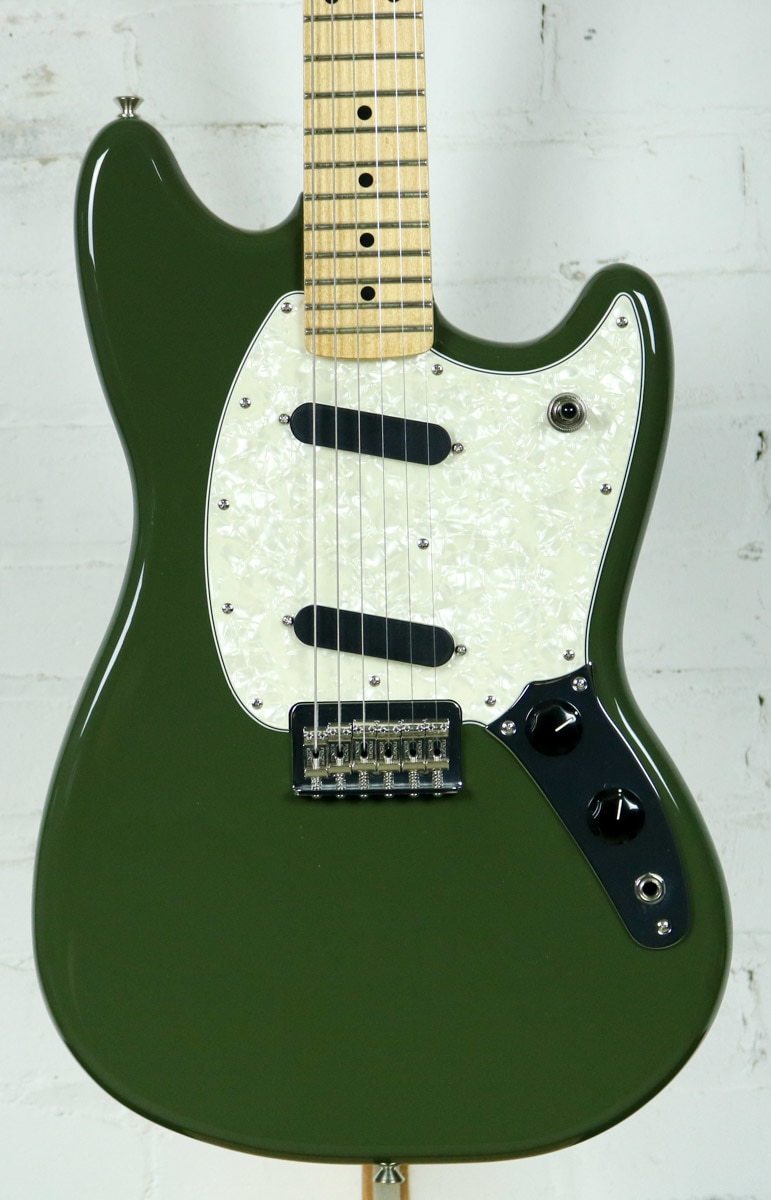 Fender Offset Series Mustang Olive Electric Guitar | ALAMO