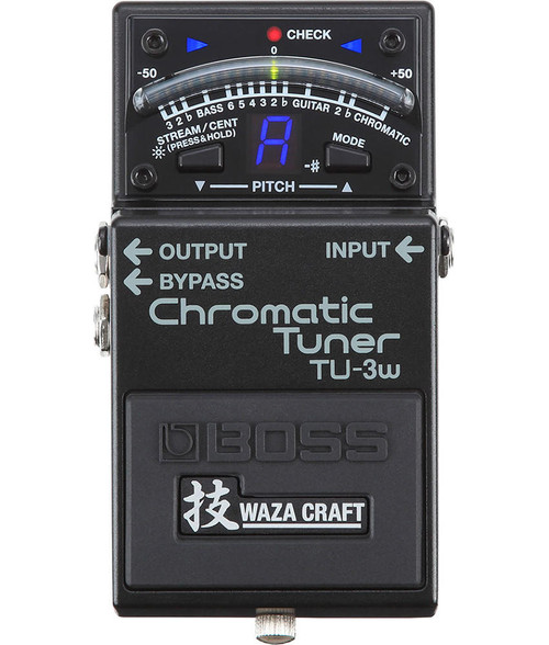 Used Boss TU3W Waza Craft Chromatic Tuner Pedal